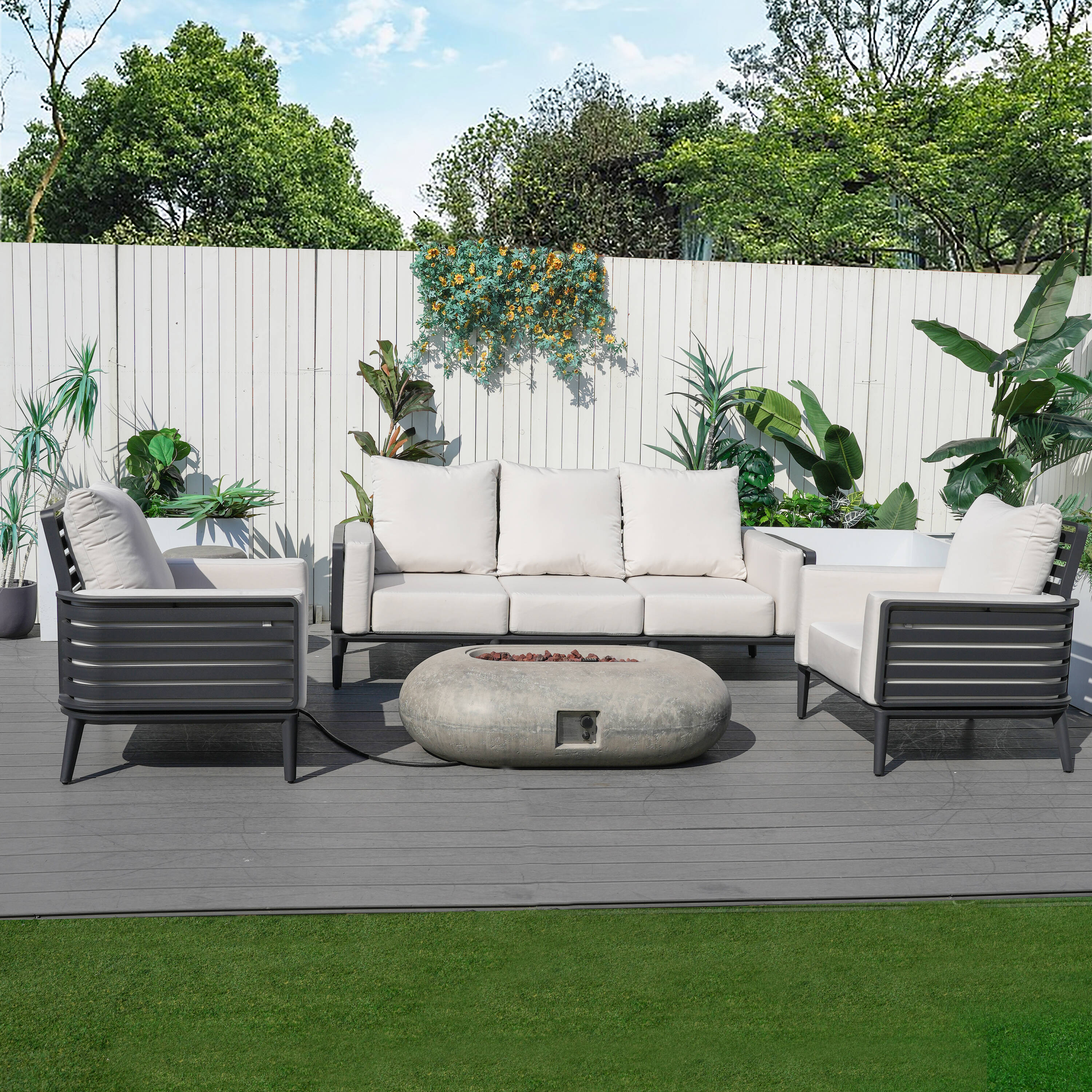 Direct Wicker DWG-2350TS2SC24912G Patio-Conversation-Sets - View #4
