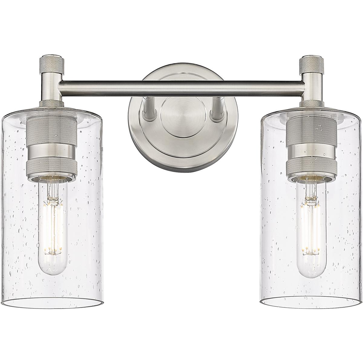 Innovations Lighting -  434-2W-SN-G434-7SDY Downtown Urban Crown Point Bathroom Vanity Light