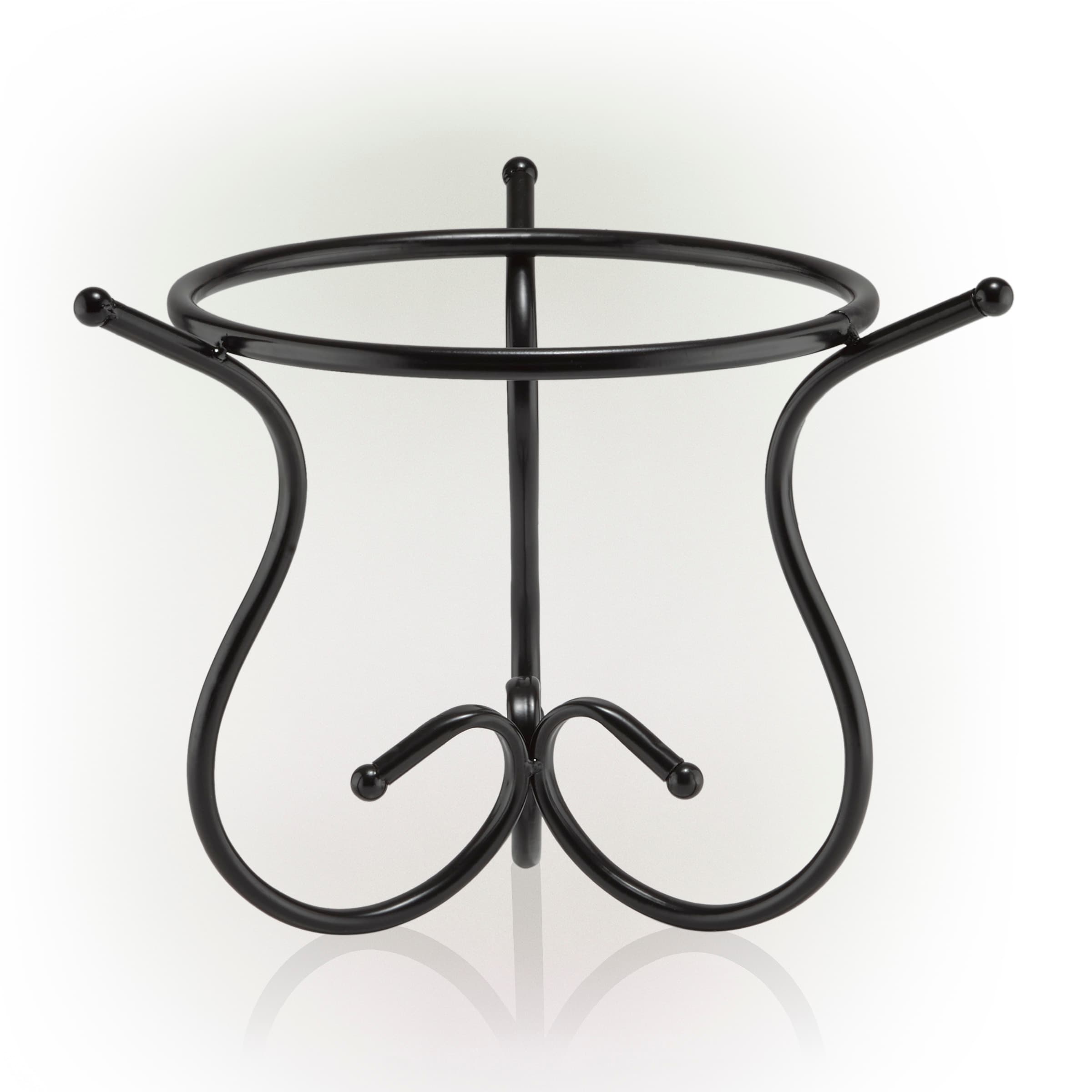 Alpine Corporation KAB180 12-Inches Diameter Black Gazing Ball Stand