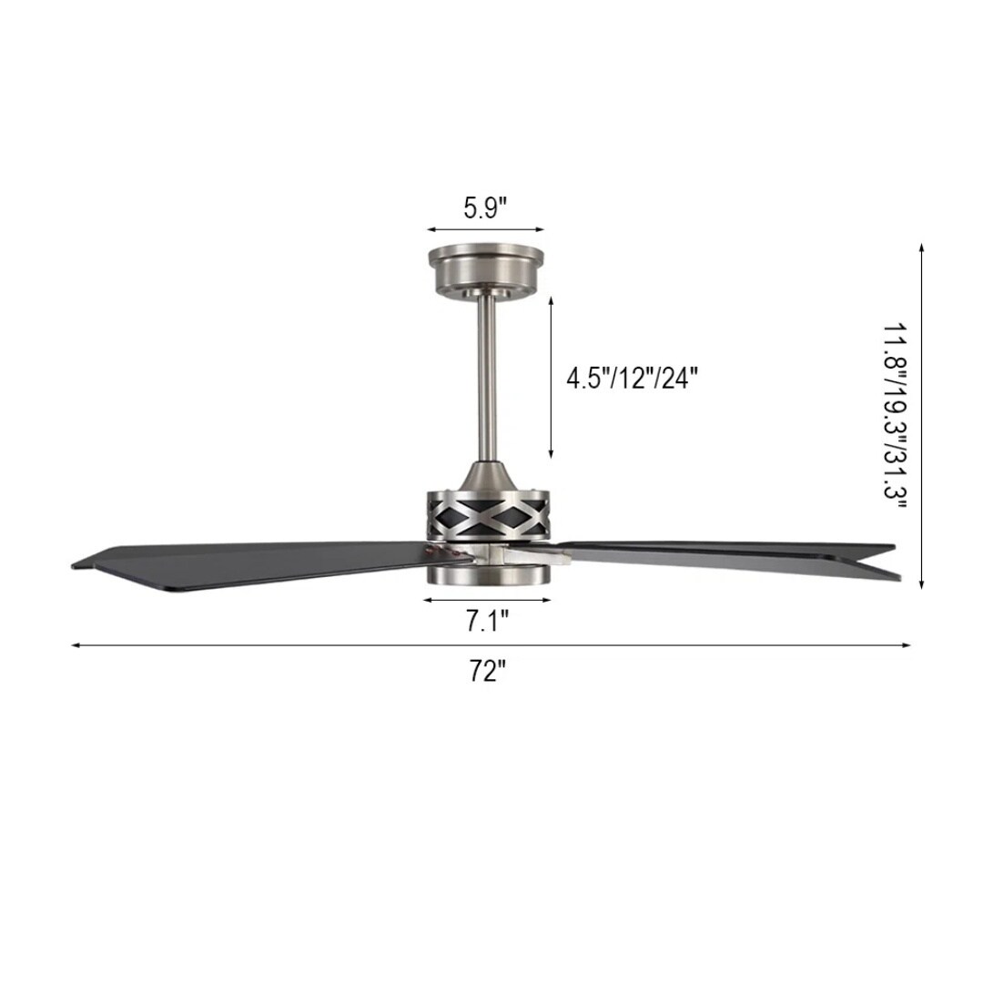 MLIAN WBCF-BS207-NB Ceiling-Fans - View #7