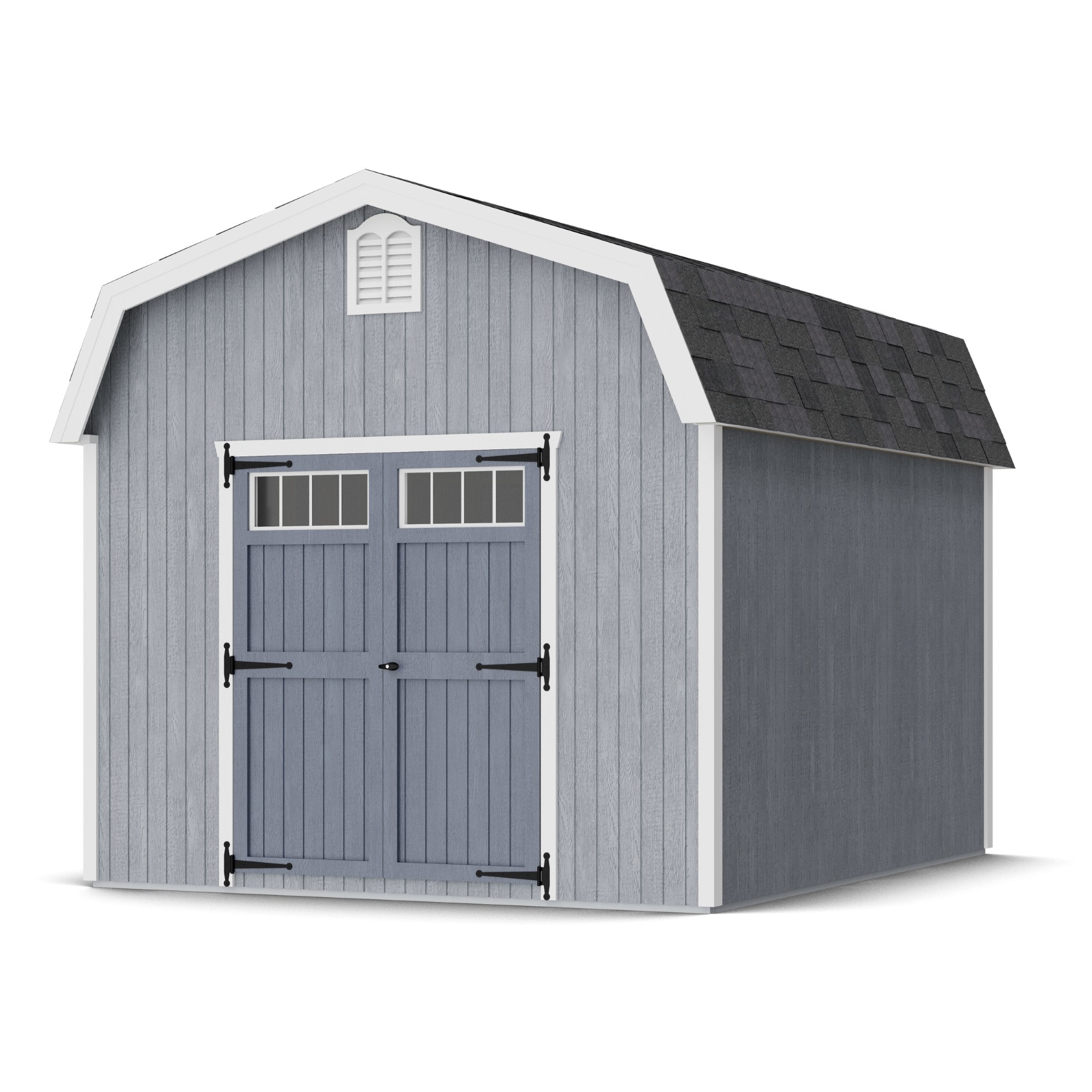 Little Cottage Co 10X12 WBCGS-PC-FK Colonial Woodbury 10-ft x 12-ft Gambrel Style Wood Outdoor Storage Shed with 2 Doors