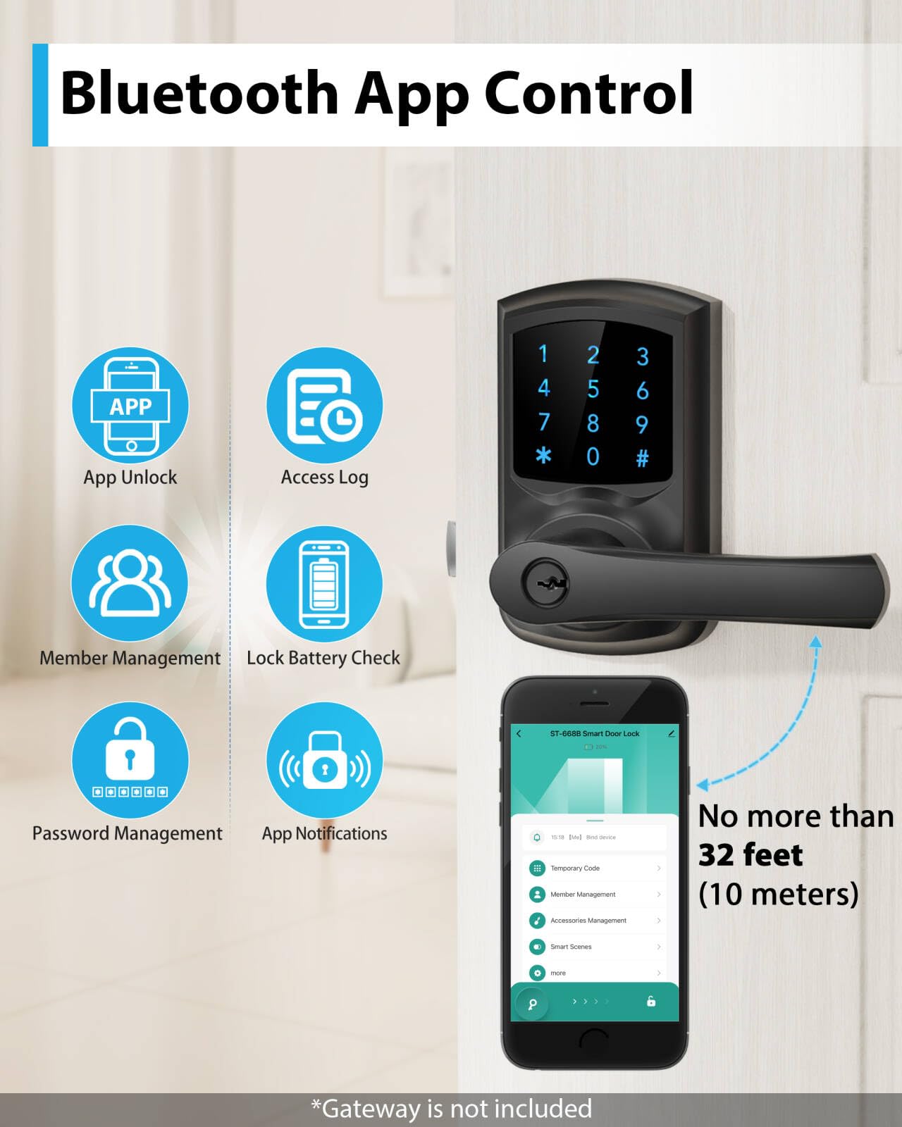 AKSCYZM LAK0805K456 Electronic-Door-Locks - View #4