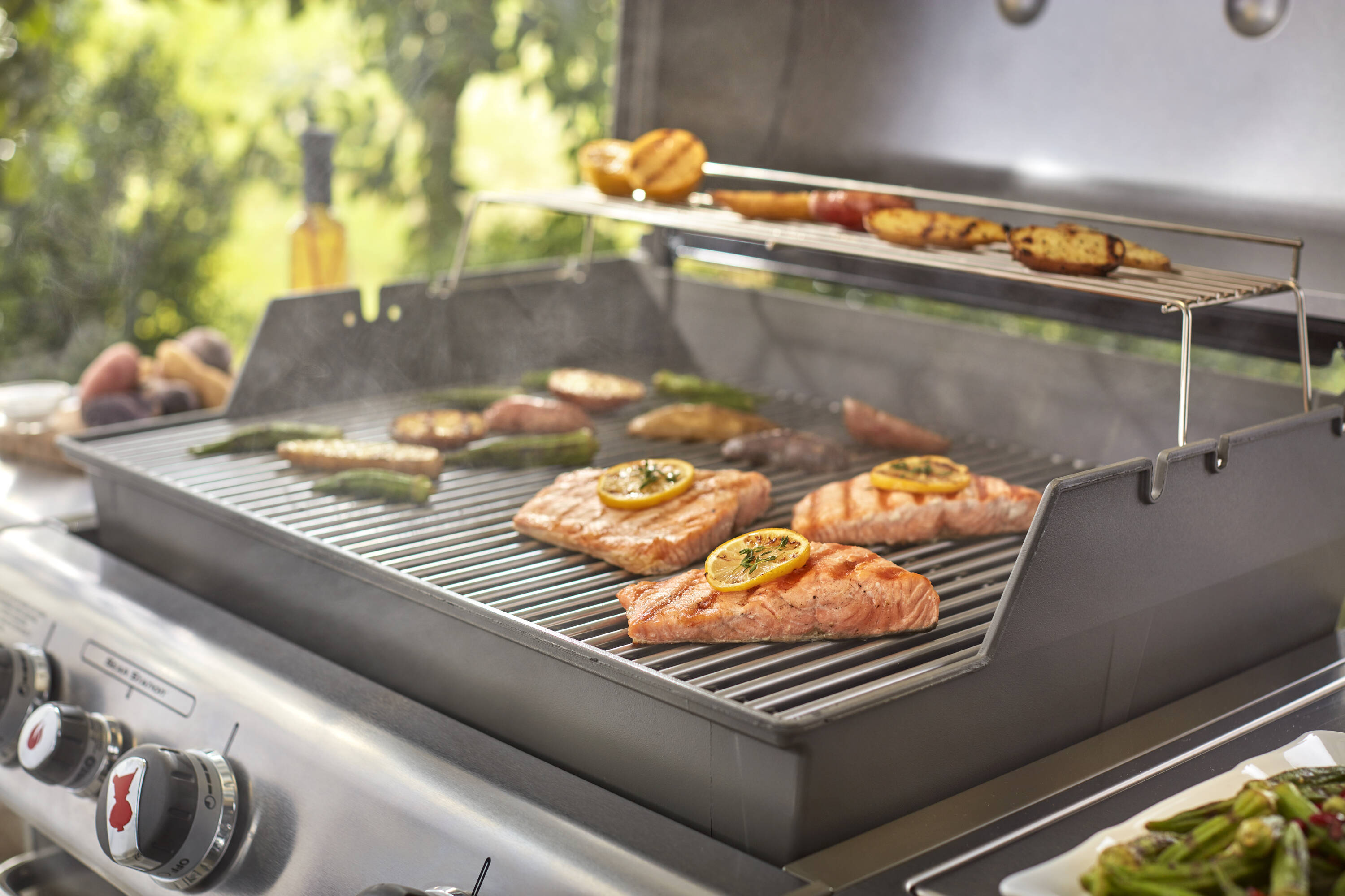 Weber 7528 Gas-Grill-Cookgrates-Warmracks - View #5