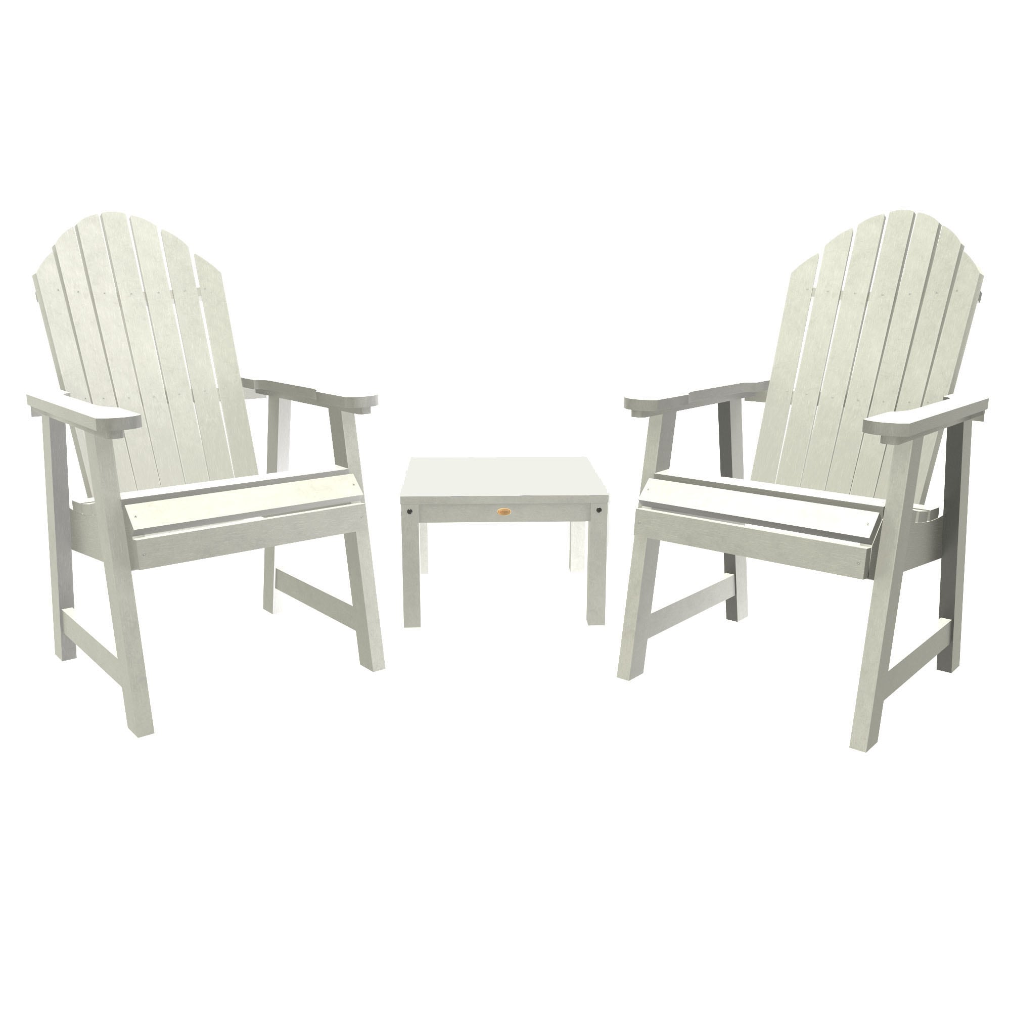 highwood AD-KITCHDA2-WHE The Adirondack 3-Piece Patio Conversation Set