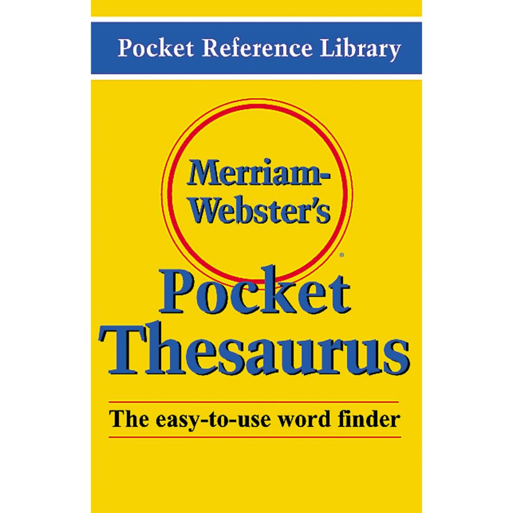 Merriam-Webster MW-524X-3 Pocket Thesaurus, Pack Of 3 Reference Book