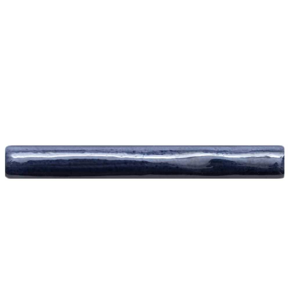The Tile Life Talavera Cobalt 1-in x 6-in Glossy Ceramic Pencil Tile