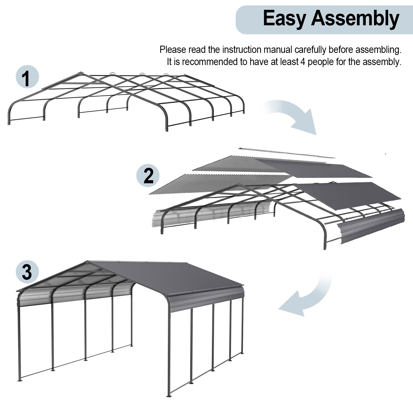 Dimakai DI-BEIS0603P Carport-Covers - View #5