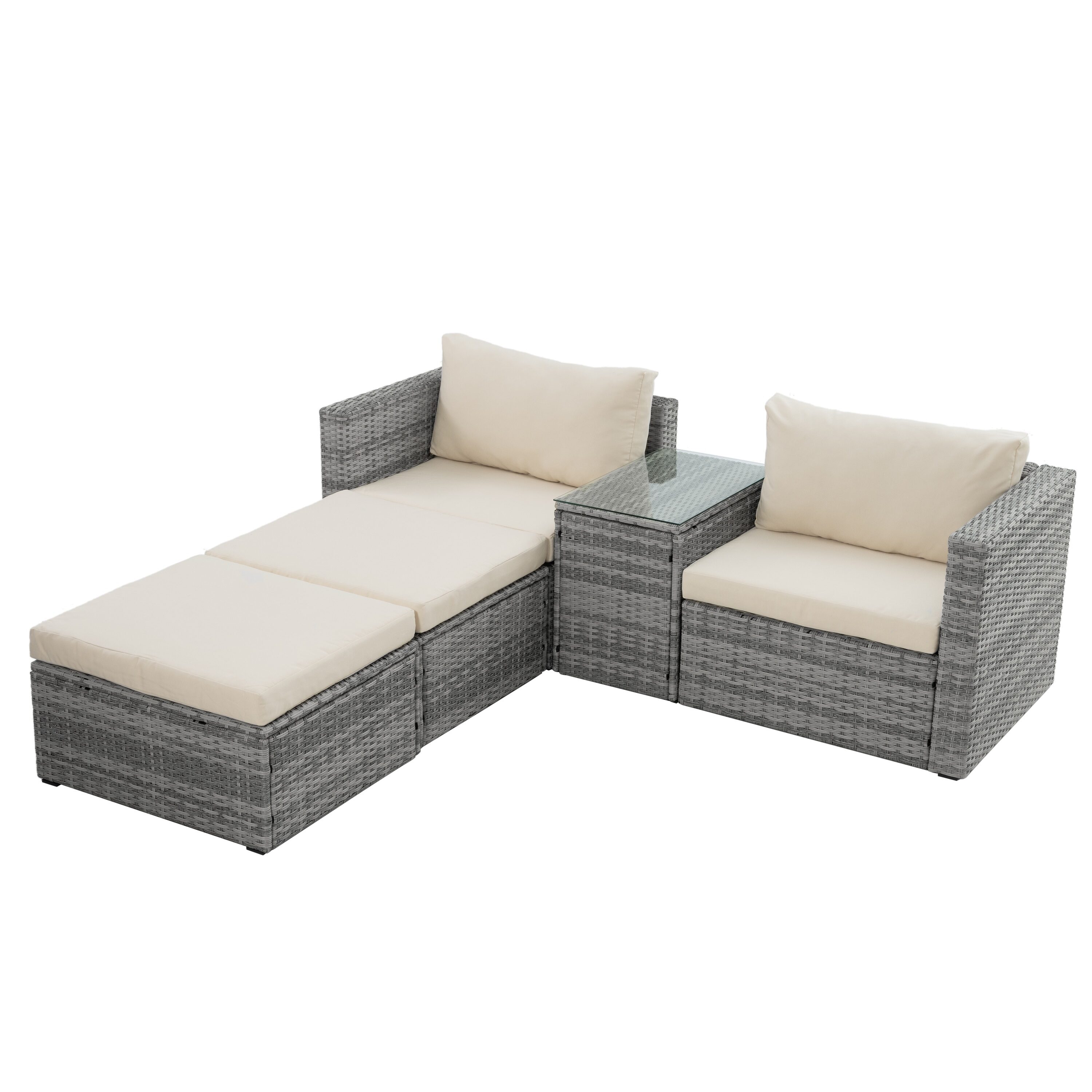 Nestfair FPT40009B Patio-Conversation-Sets - View #4