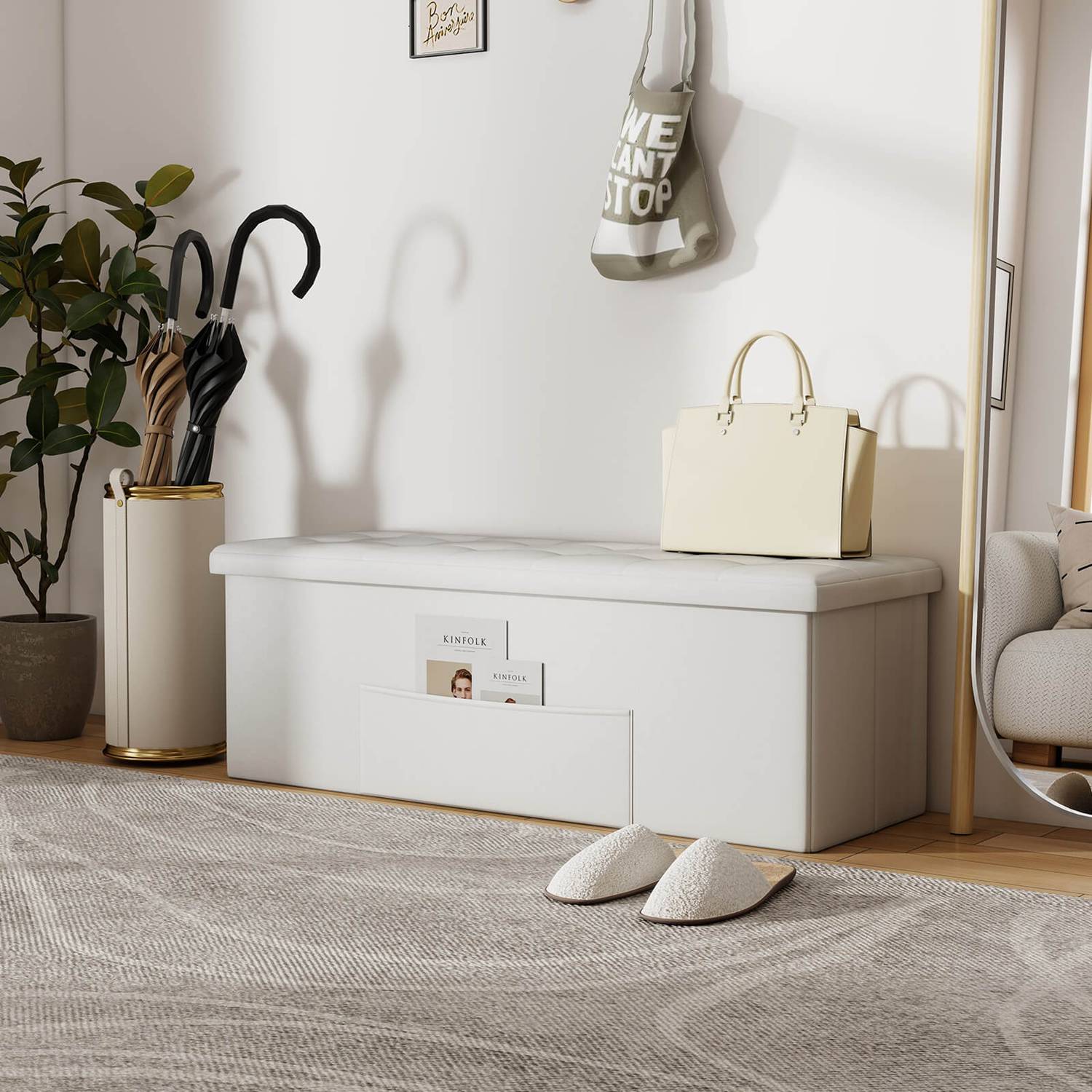 Costway CSHY003522 Indoor-Ottomans - View #6