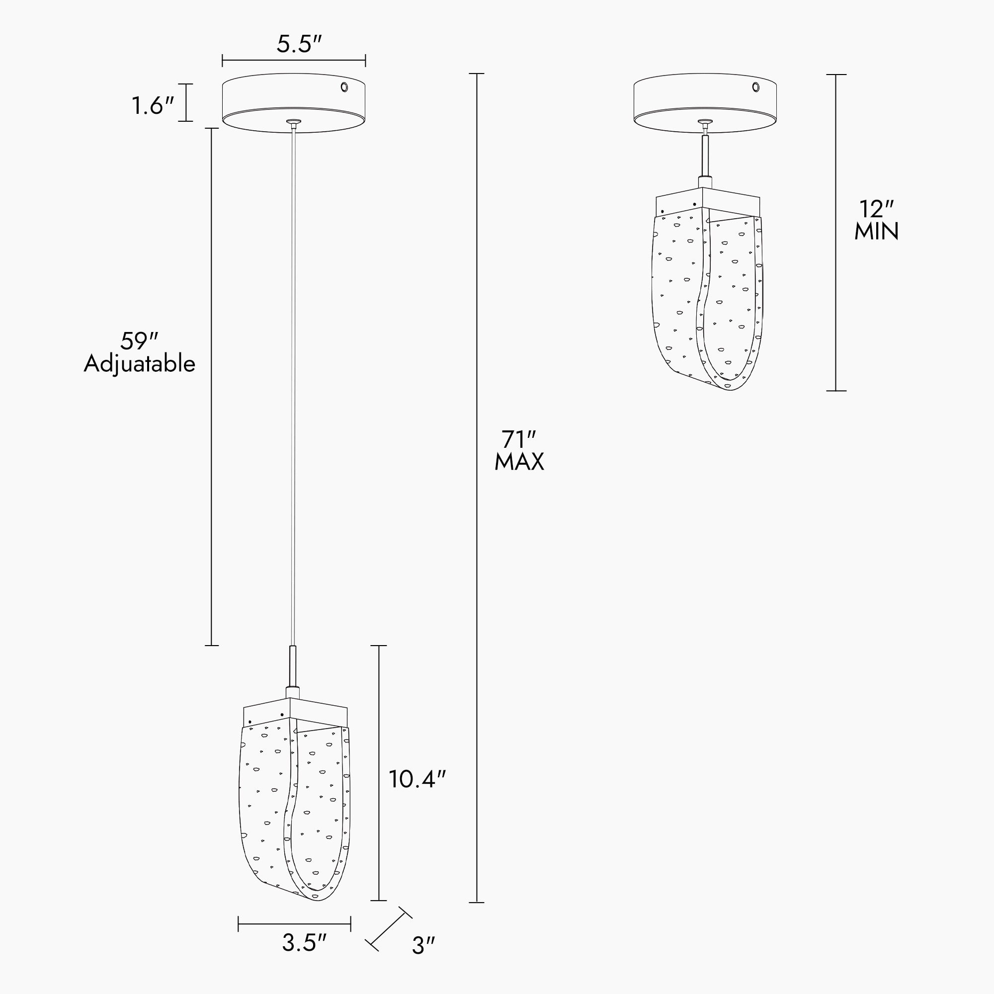 LNC HA05193 Pendant-Lights - View #5