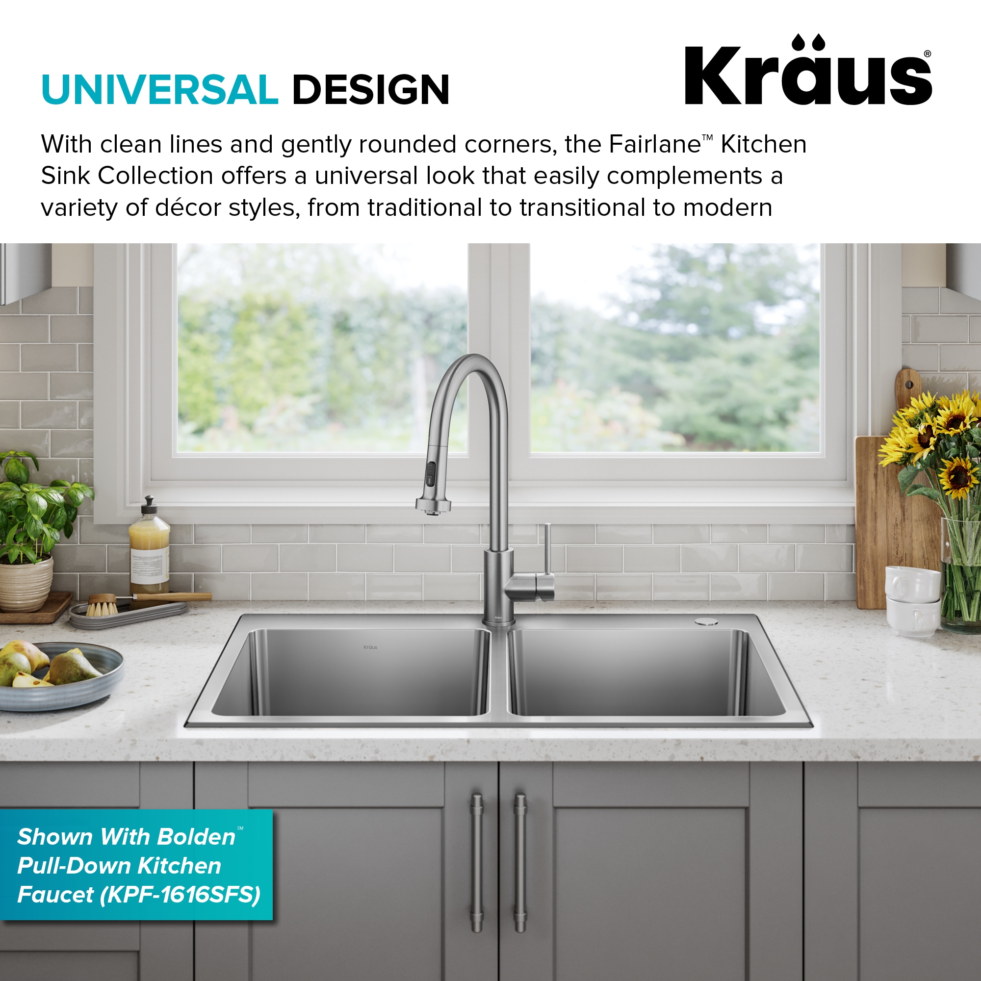 Kraus KHT632-33 Kitchen-Sinks - View #5