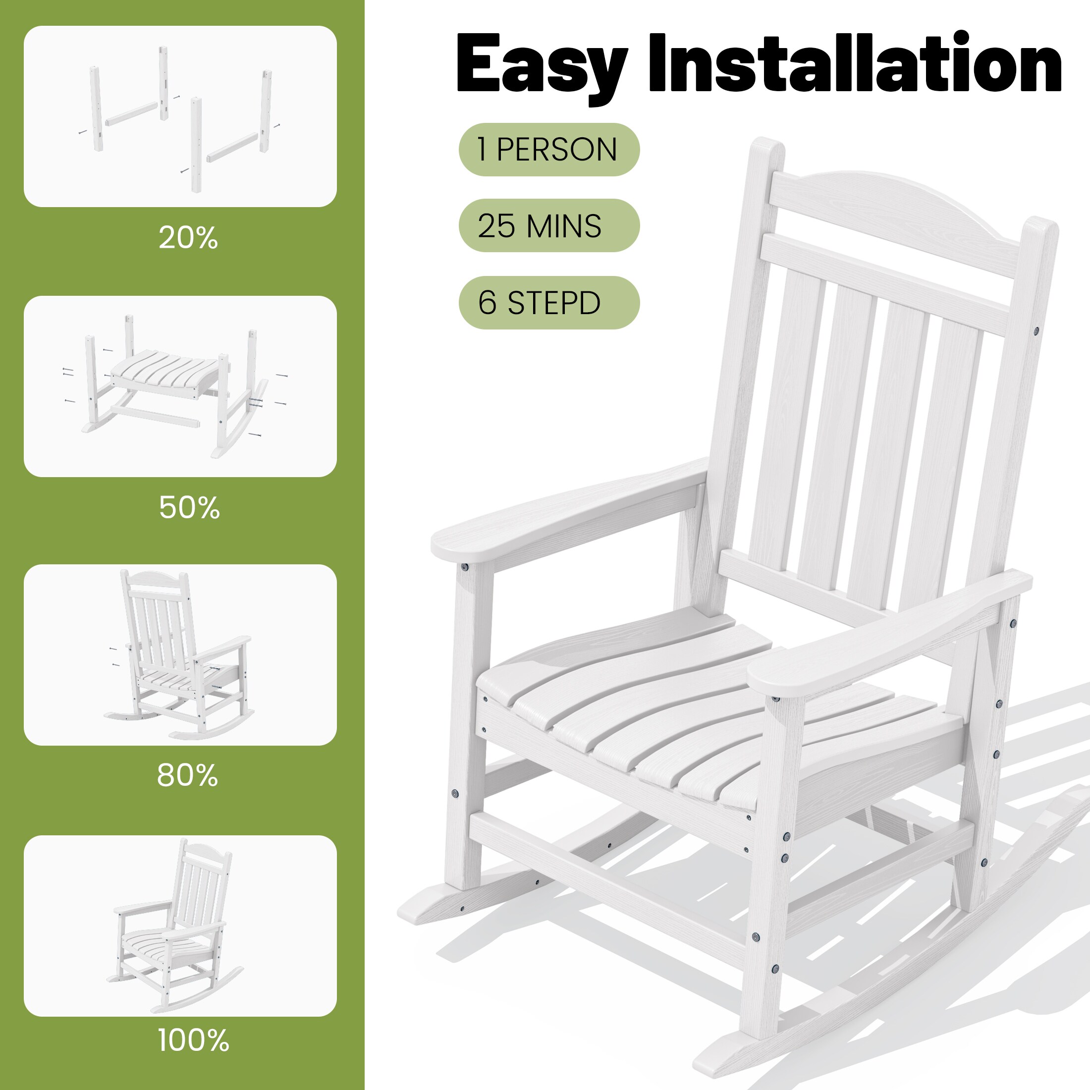 Serwall JK05-WT Patio-Chairs - View #8