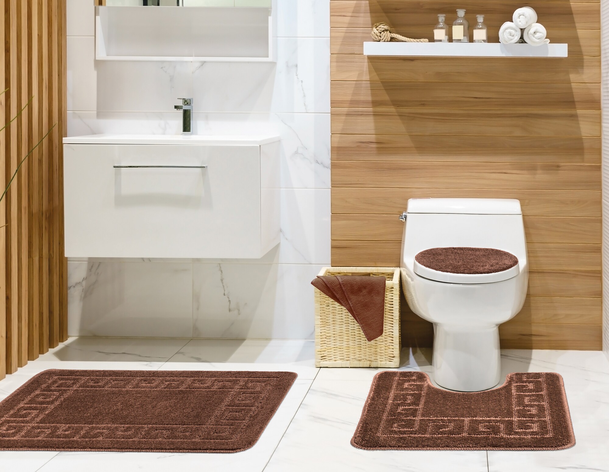 Ottomanson CATHY4008-3PCS Bath-Rugs - View #4