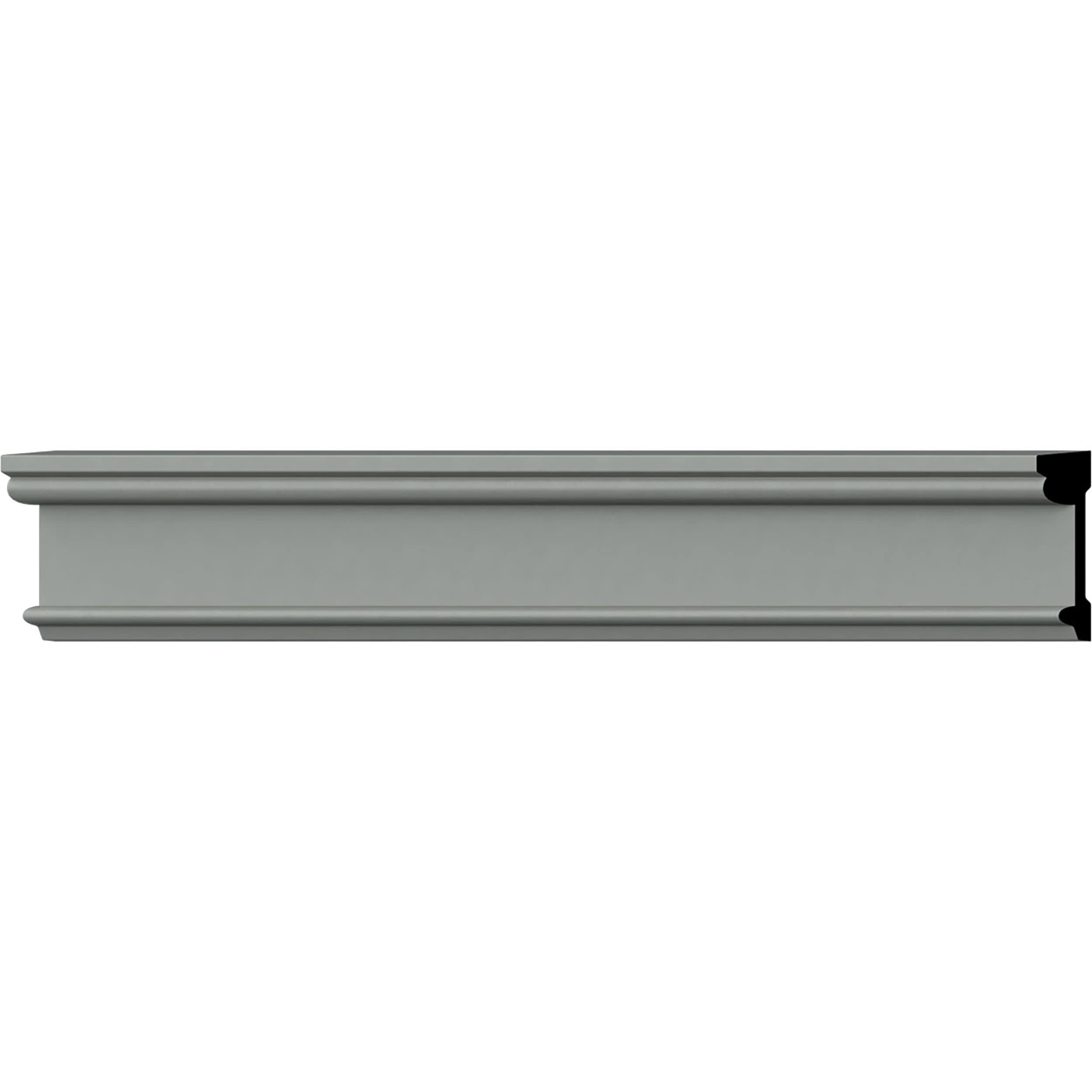 Ekena Millwork PIR01X00BP Pierced Moulding Backplate 1.75-in x 8-ft White Primed Polyurethane 169473 Pierced Wall Panel Moulding