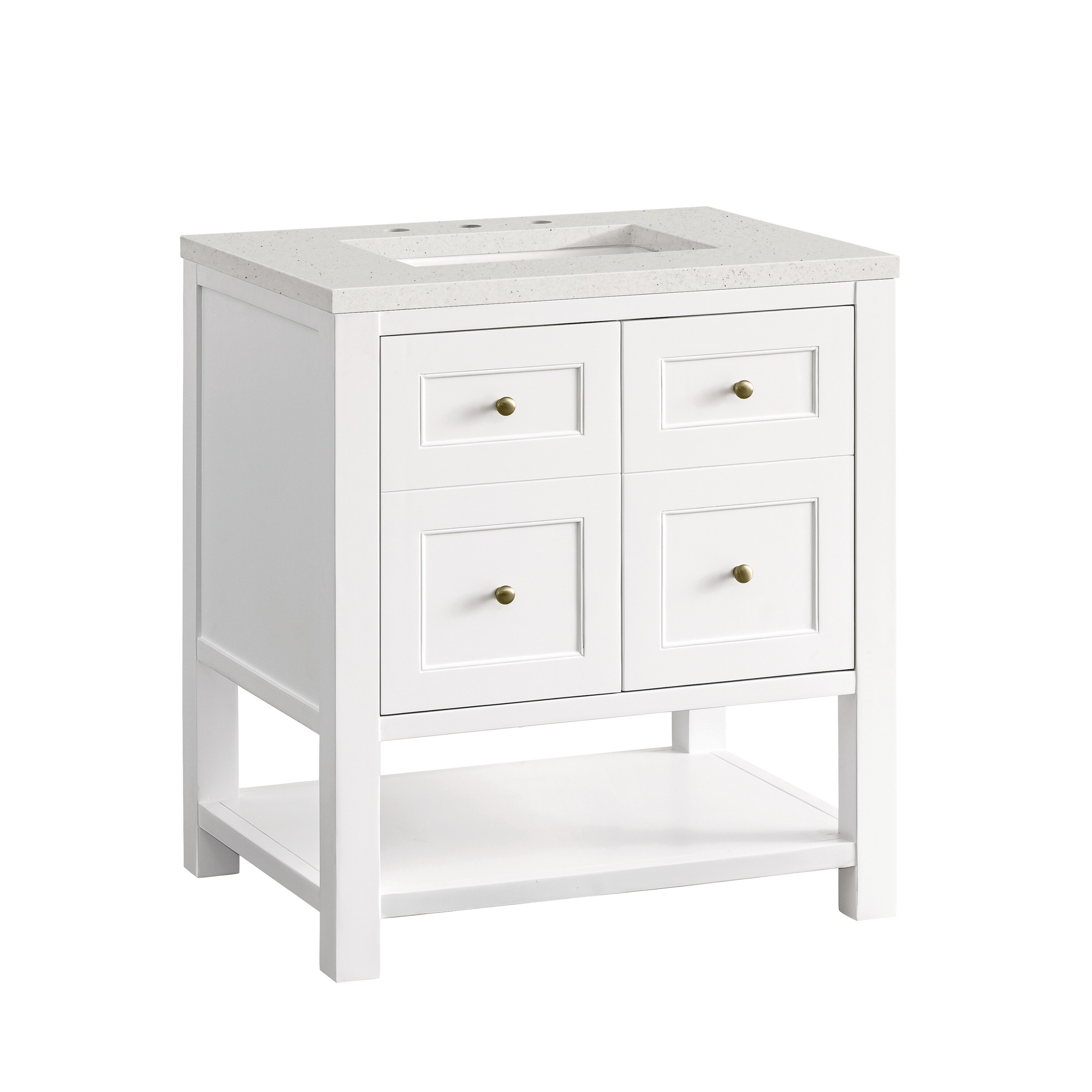 James Martin Vanities 330-V30-BW-3LDL Bath-Vanity-Combo - View #6