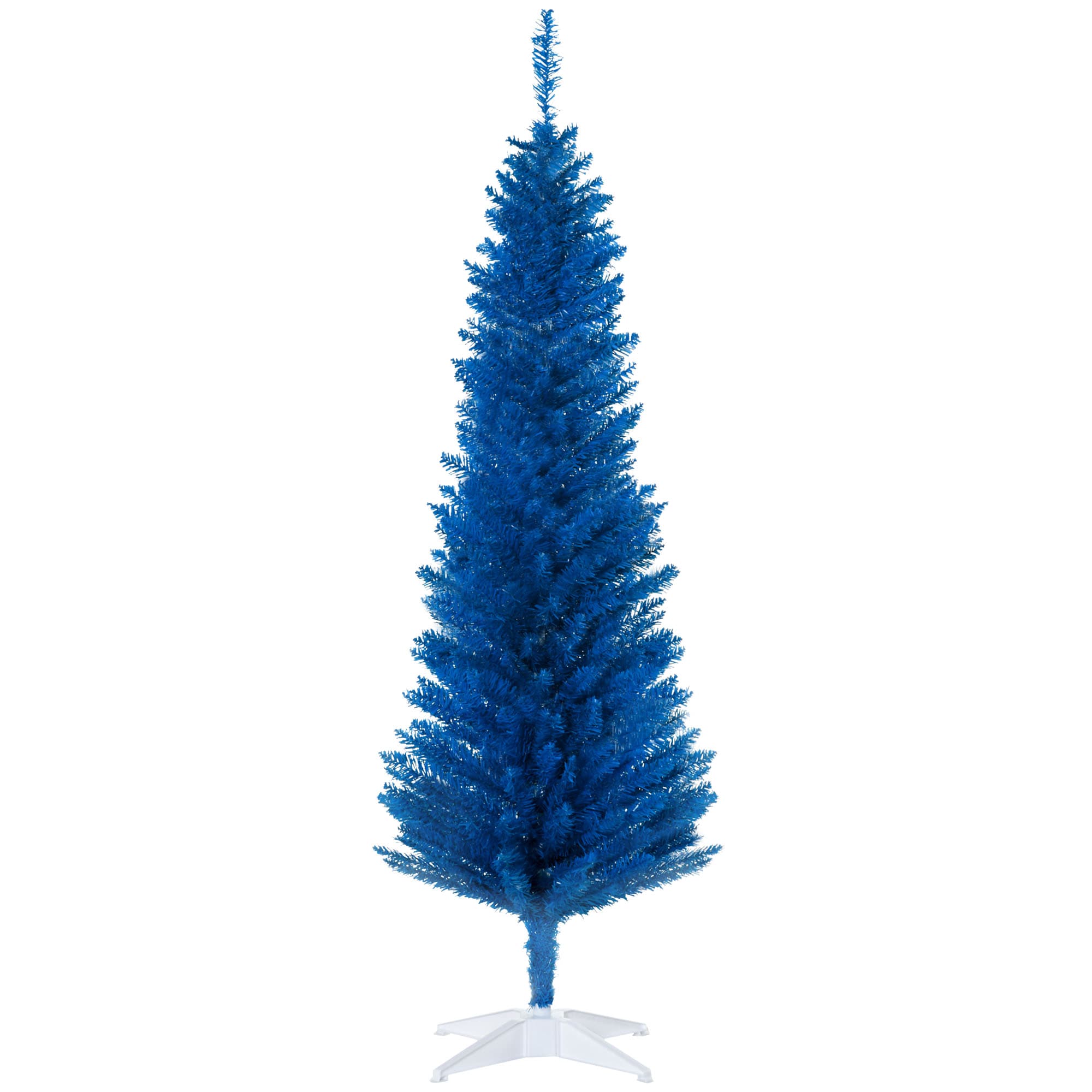 AAZJ NBC-CM64223 5-ft Pencil pine Slim Blue Artificial Christmas Tree
