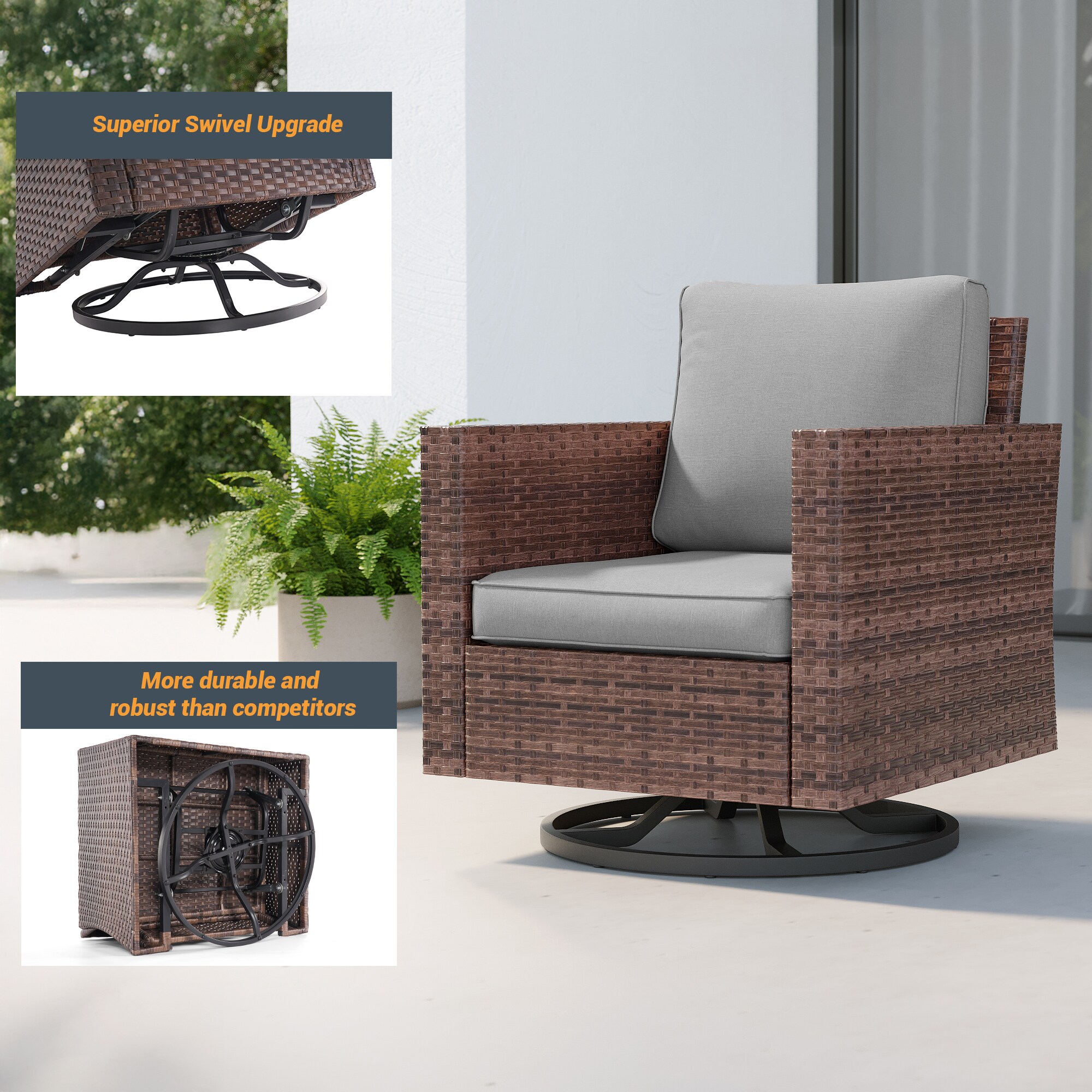 Sonkuki SD-2RCBGYTB2 Patio-Conversation-Sets - View #3