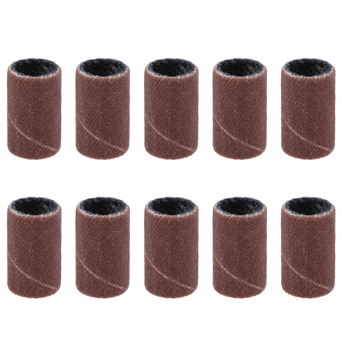 Unique Bargains 1/4inch x 1/2inch Sanding Sleeves 600 Grits Sandpaper Band Drums 10pcs #S26051500UX8719