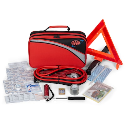 AAA 103 Piece Premium Traveler Emergency Roadside Kit With Carrying Case 4285AAA