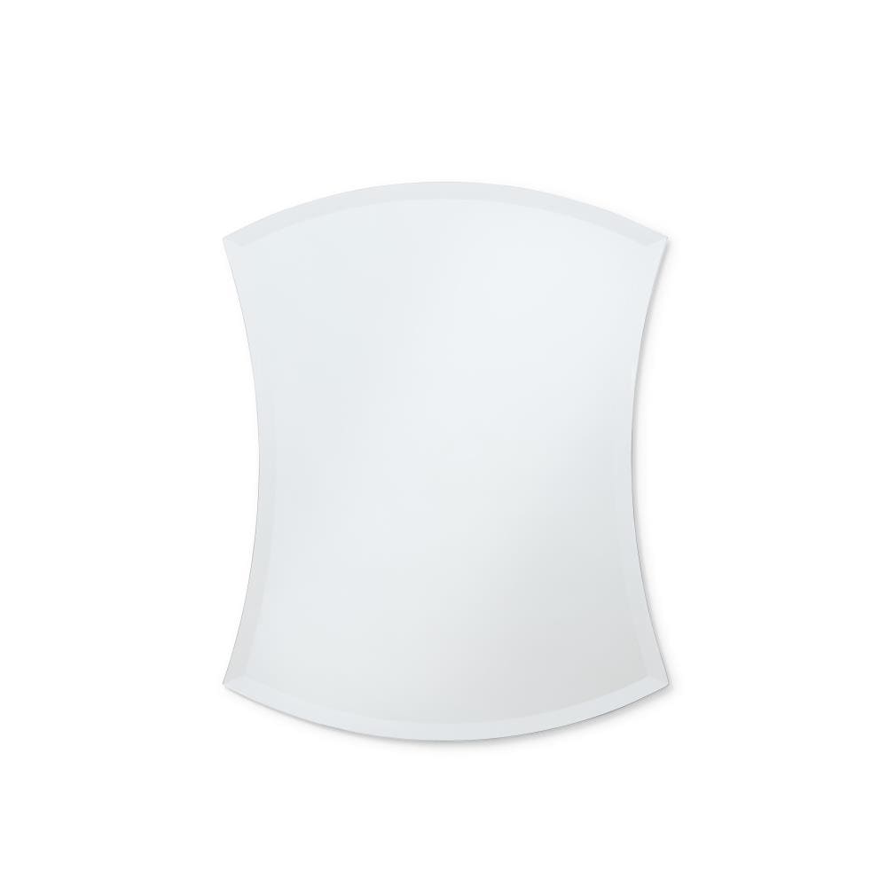 Better Bevel 17133 24-in x 30-in Beveled Frameless Irregular Bathroom Vanity Mirror ( Clear )