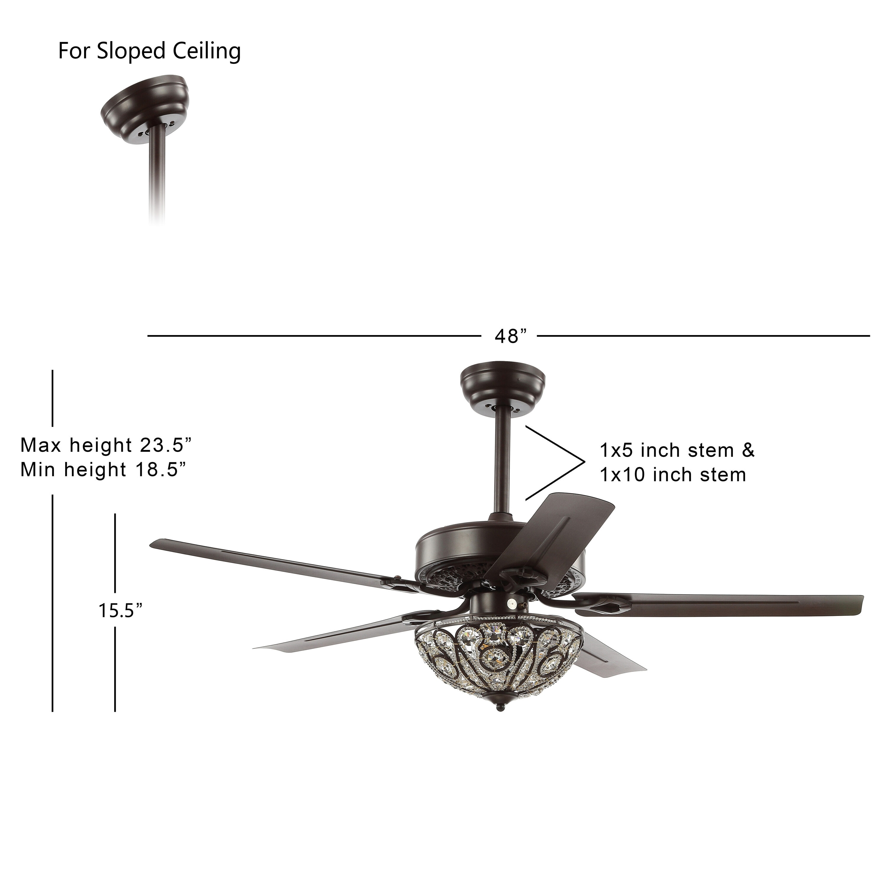 JONATHAN  Y JYL9704A Ceiling-Fans - View #11