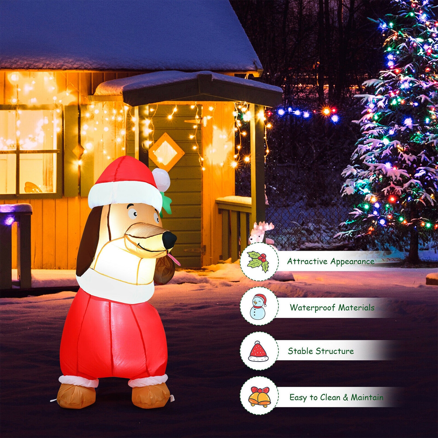WELLFOR HYZ22881US Christmas-Inflatables - View #8
