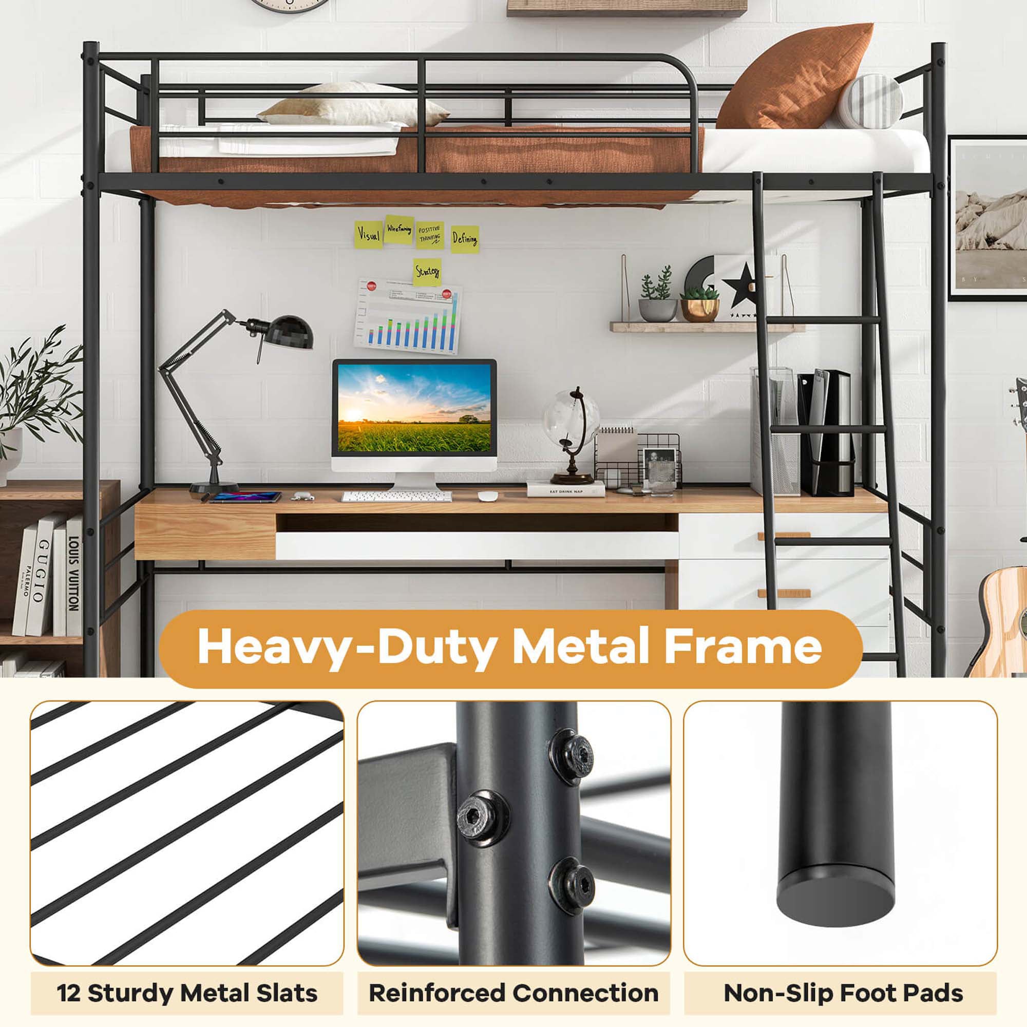 Costway HCST04092 Bunk-Beds - View #6