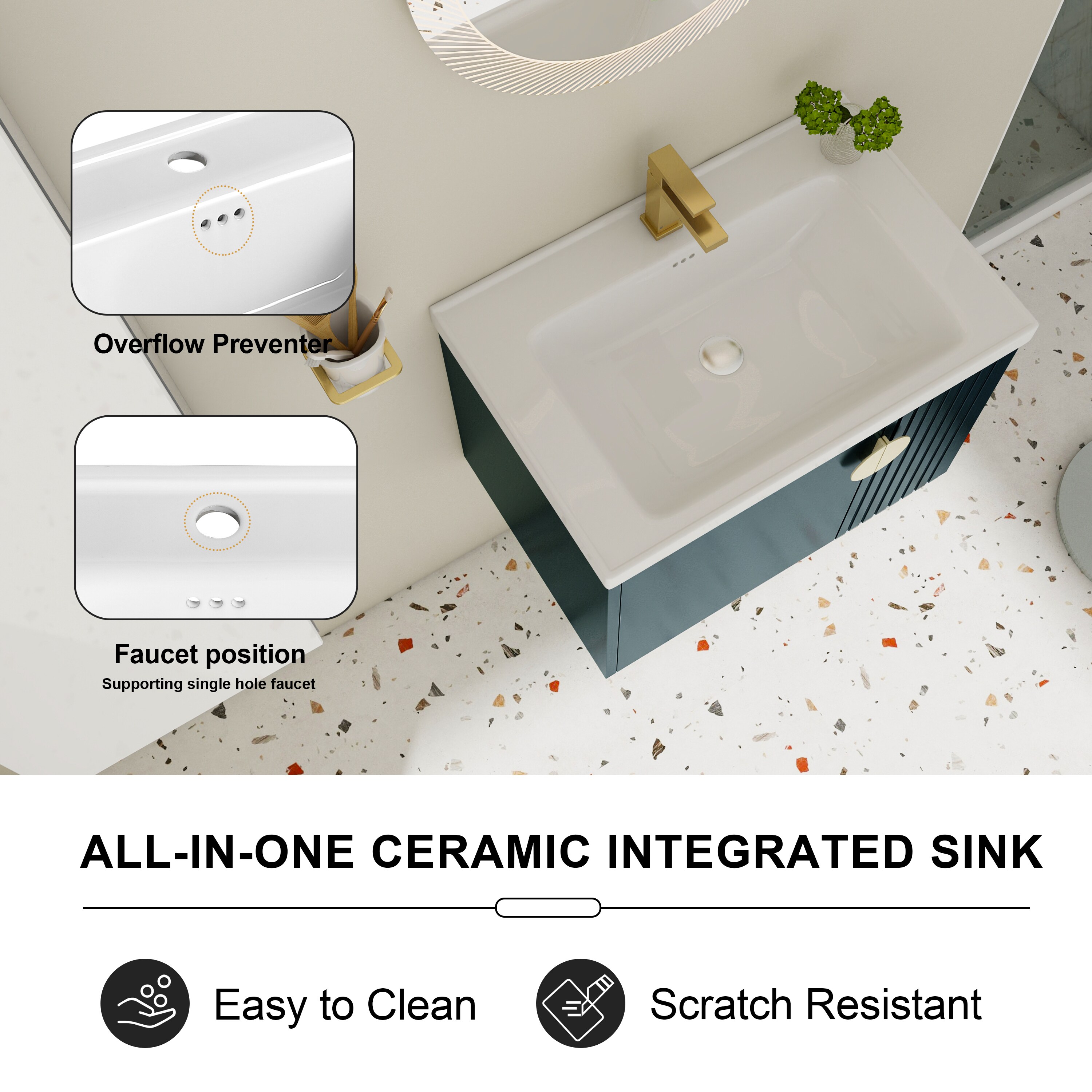 Tatayosi XH-146023 Bath-Vanity-Combo - View #4