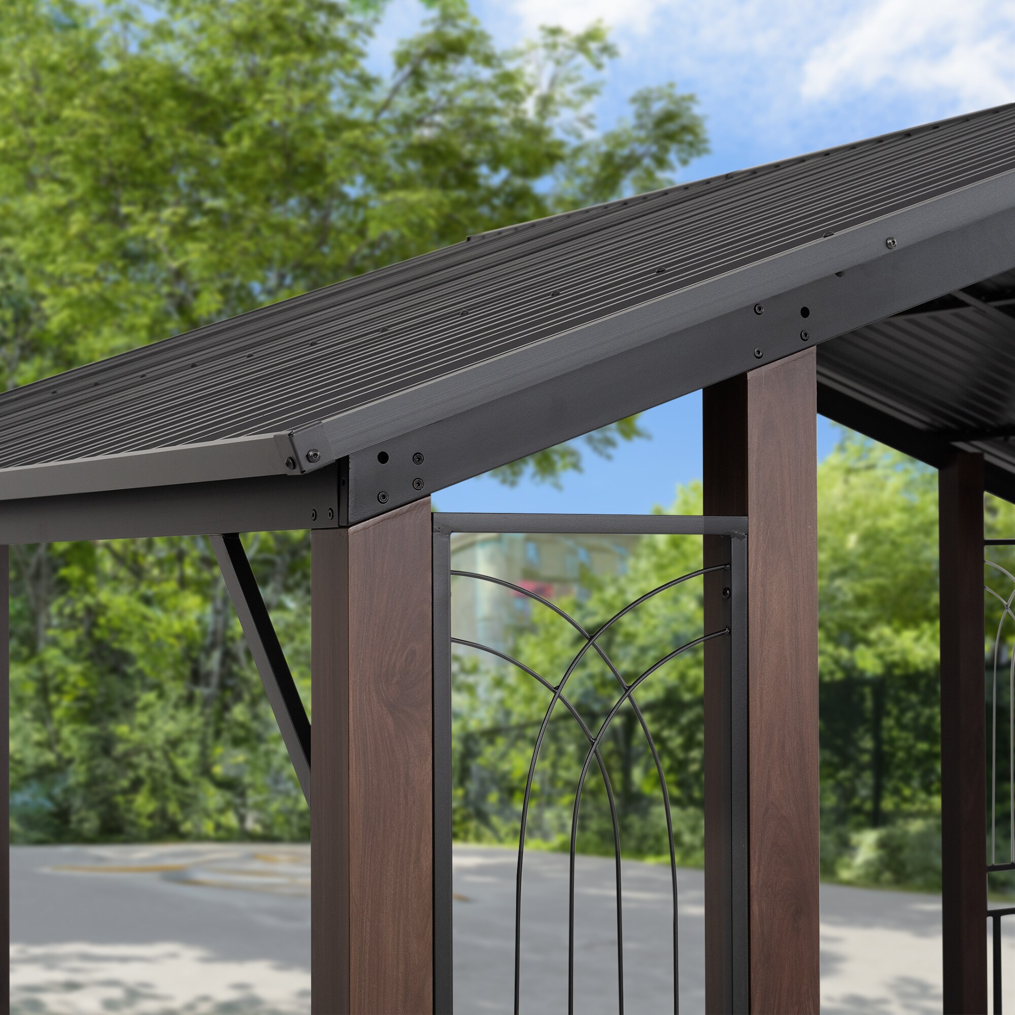  ZPPFDJR-1113-Z-WL3 Wood-Resin-Gazebos - View #4