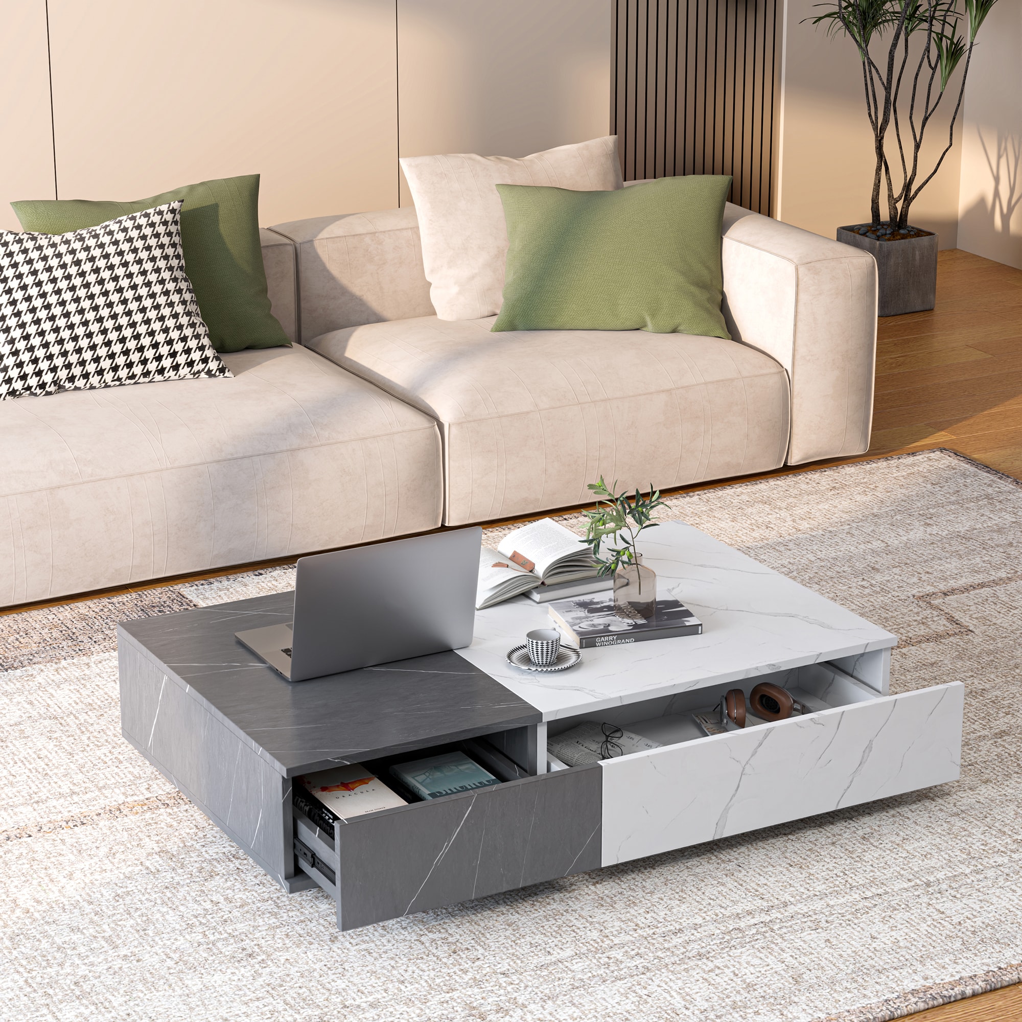 SINOFURN SYC080006GY Coffee-Tables - View #5