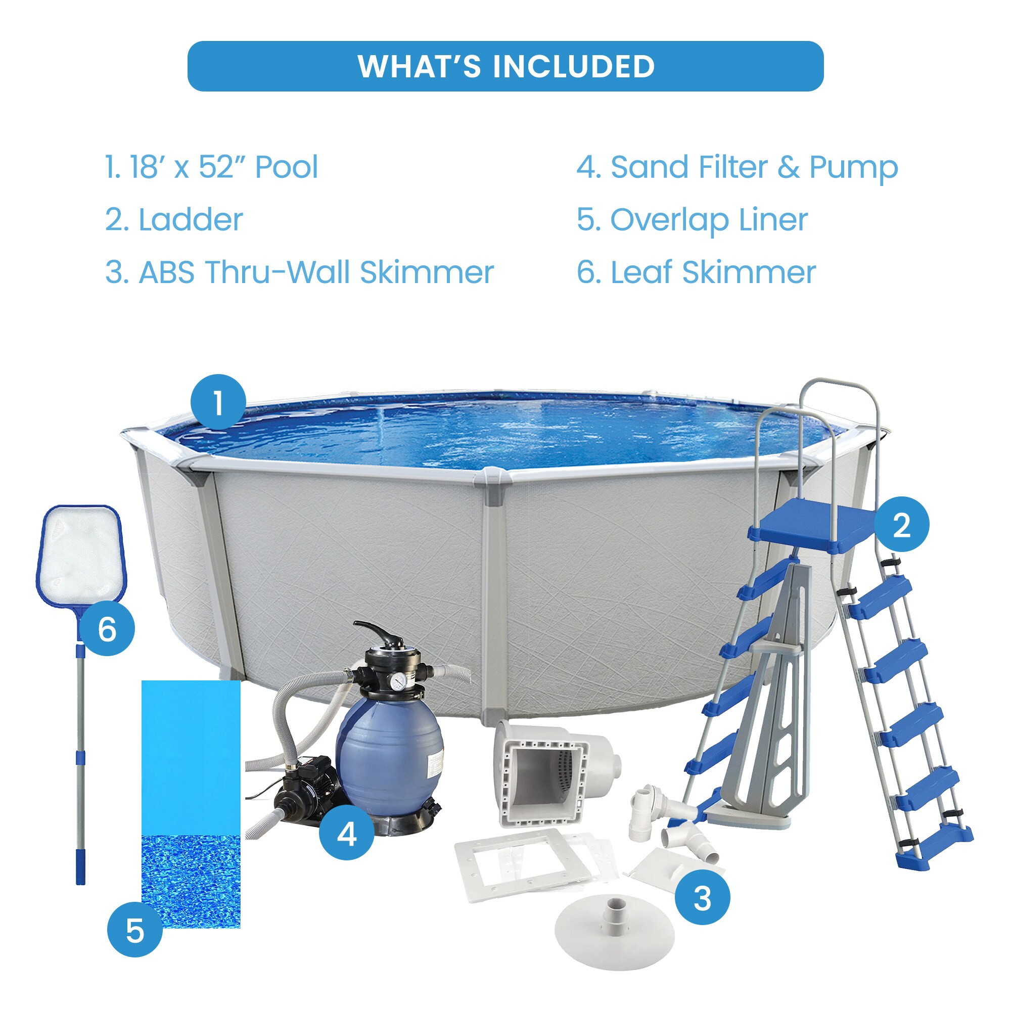 Aquarian WNE0018D52SM-KIT1 Above-Ground-Pools - Thumbnail View #4