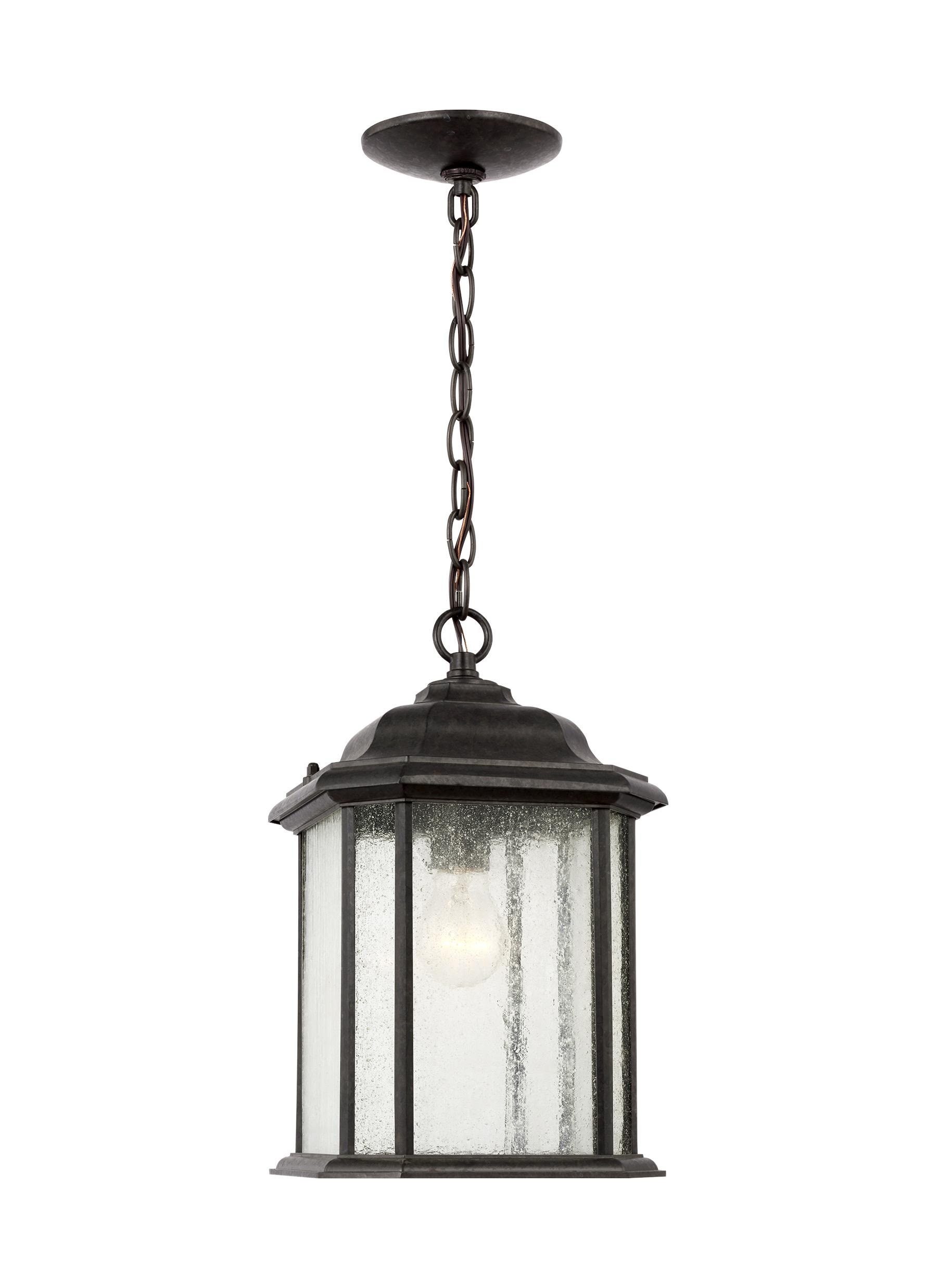 Generation Lighting Kent Oxford Bronze Traditional Clear Glass Lantern ...