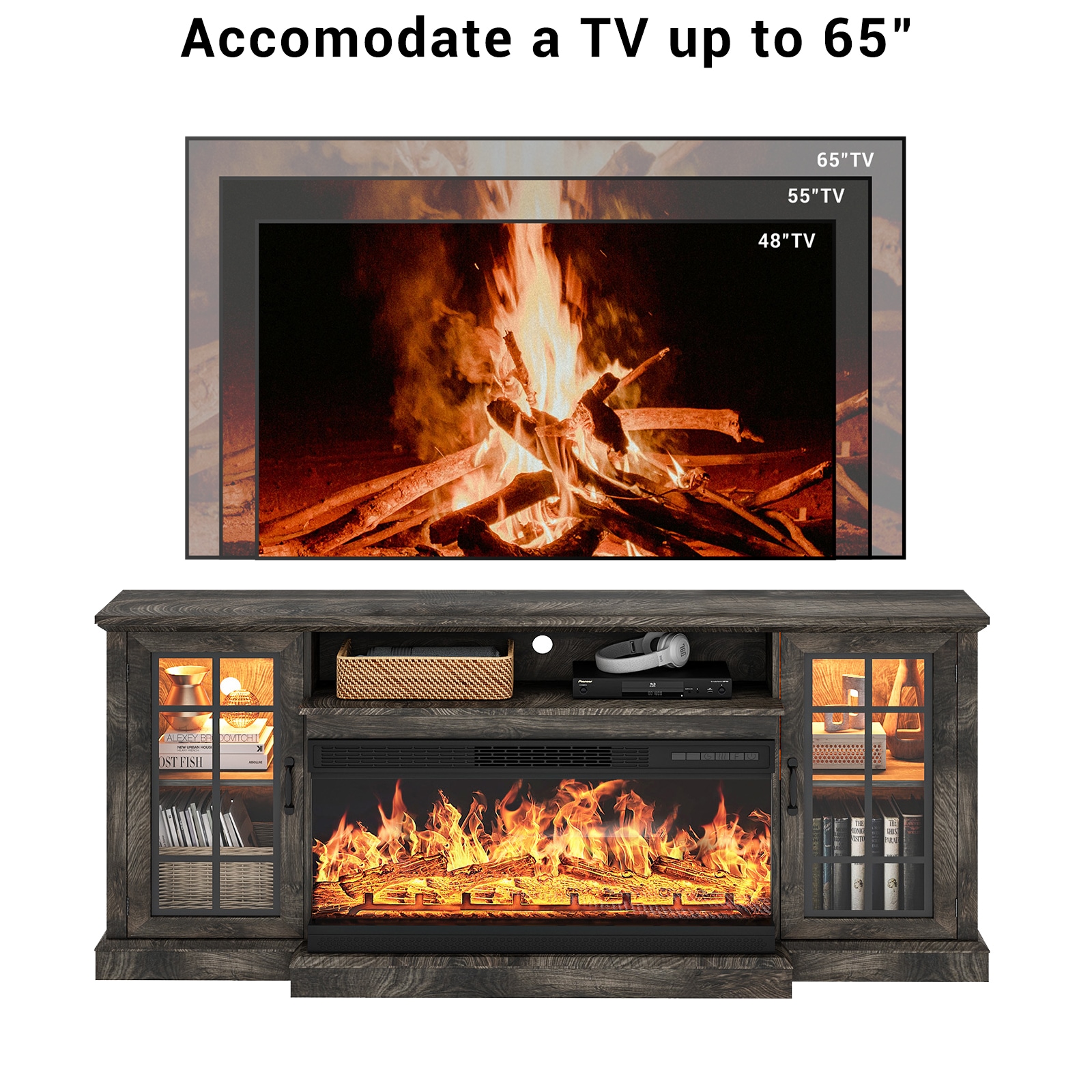 Bapipro TE17A32G Electric-Fireplaces - View #7