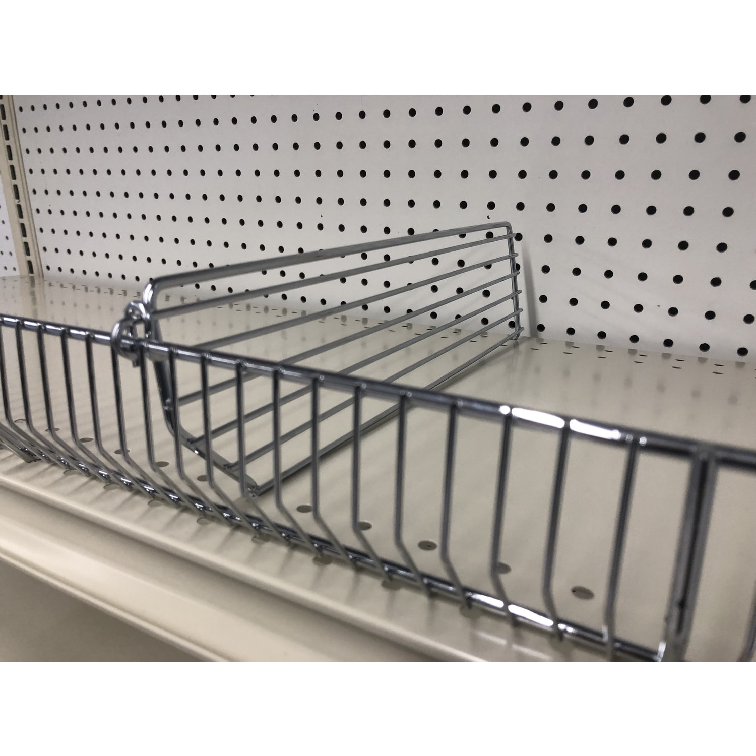 Trion Silver Steel Shelf Divider 3 in. H X 13 in. L 20 pk