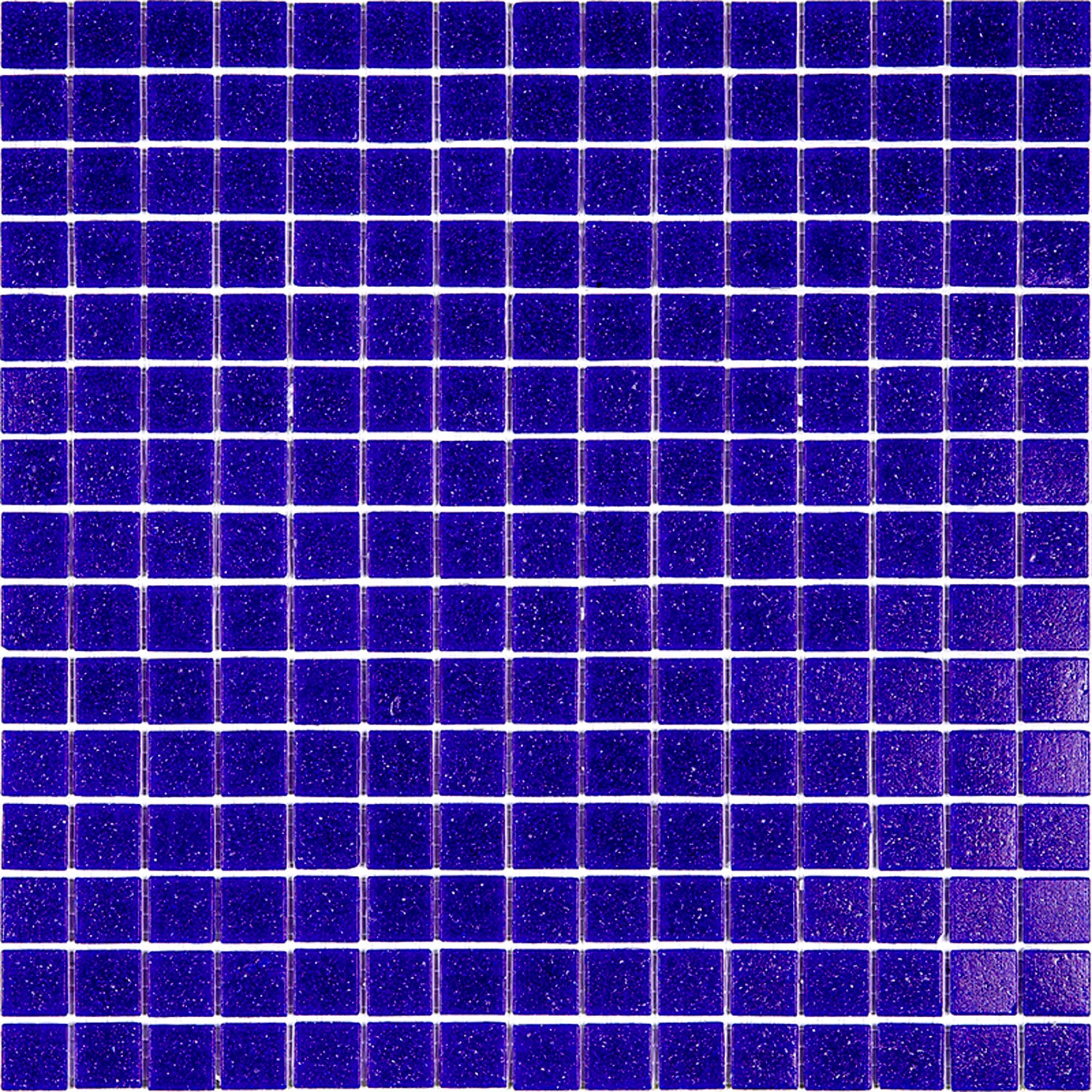 Apollo Tile Dune Royal Blue 12-in x 12-in Glossy Glass Uniform Squares Floor and Wall Tile (20-sq. ft/ Carton)