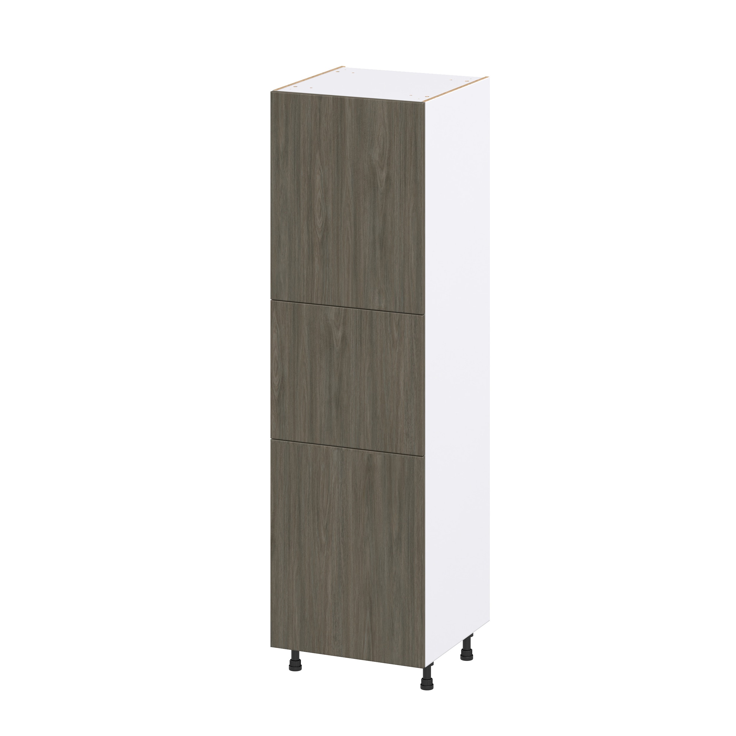Hugo&Borg Savane 30-in W x 84.5-in H x 24-in D Textmel Pantry Fully Assembled Cabinet (Flat Panel Slab Door Style)
