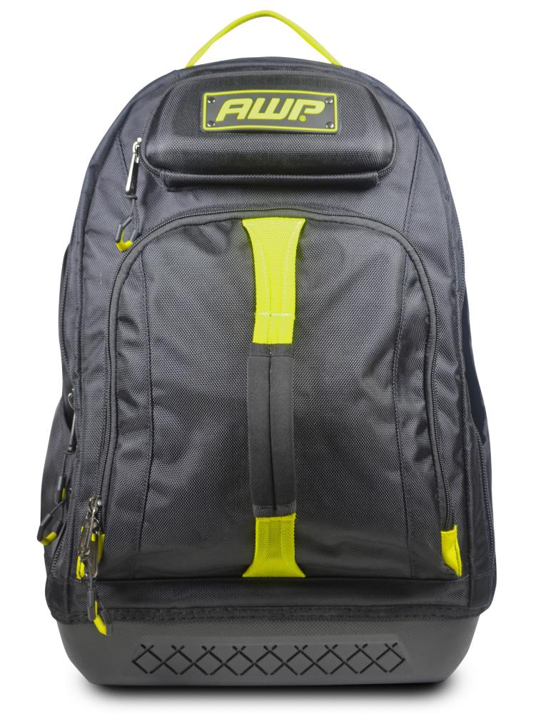 AWP HP Black Polyester 16-in Zippered Backpack in the Tool Bags department  at