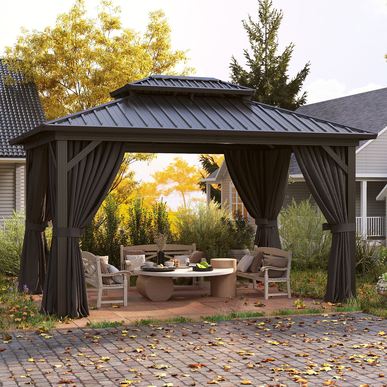 Bapipro BPIG03G54 Wood-Resin-Gazebos - View #6