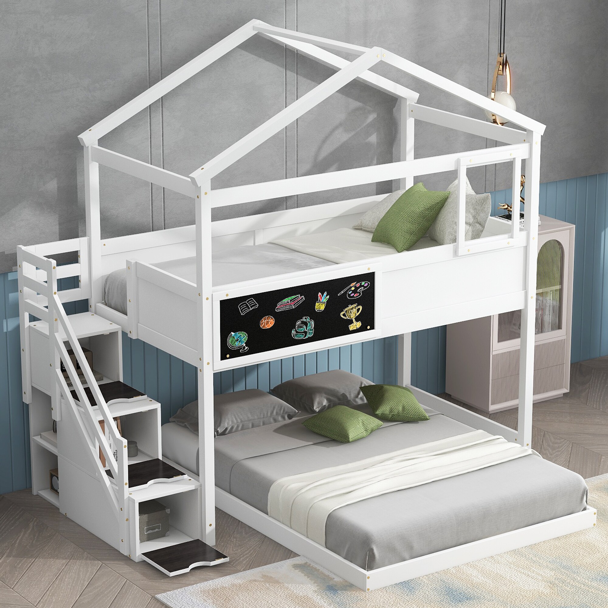 Qualler BKM001701K Bunk-Beds - View #2