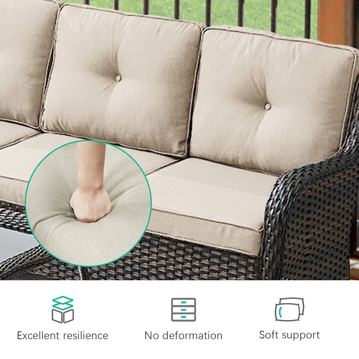 Rilyson FSAPBR13-2 Patio-Sofas-Daybeds - View #7
