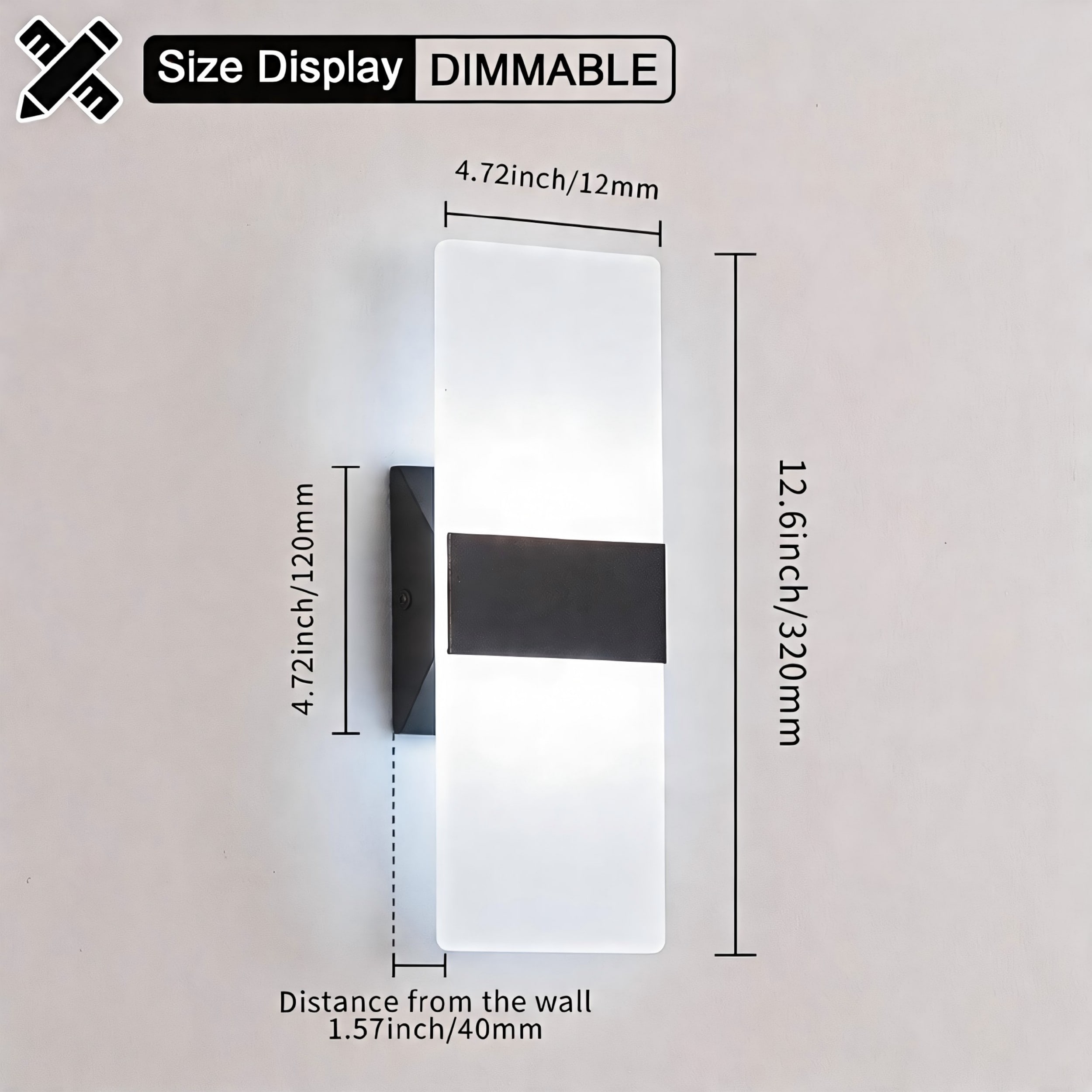 DAYAUM DYM-A93-BK-60K-2P Picture-Lighting - View #4