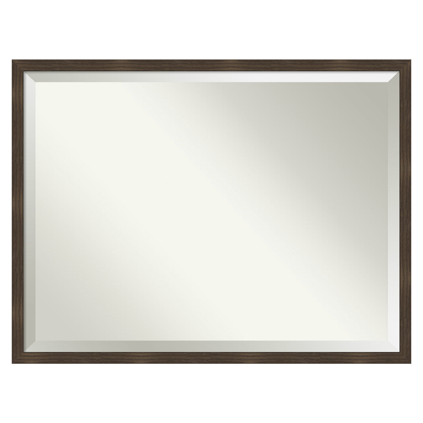 Amanti Art Woodgrain Stripe Frame 42-in W x 32-in H Woodgrain Stripe ...