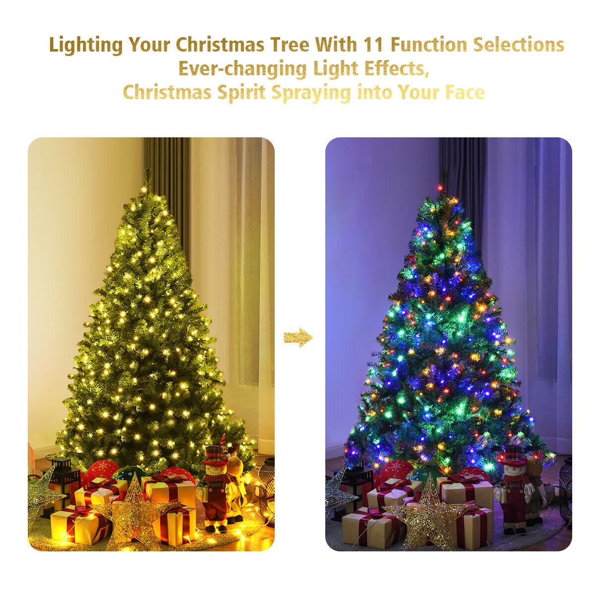 WELLFOR CM-HWY-20678 Artificial-Christmas-Trees - View #6