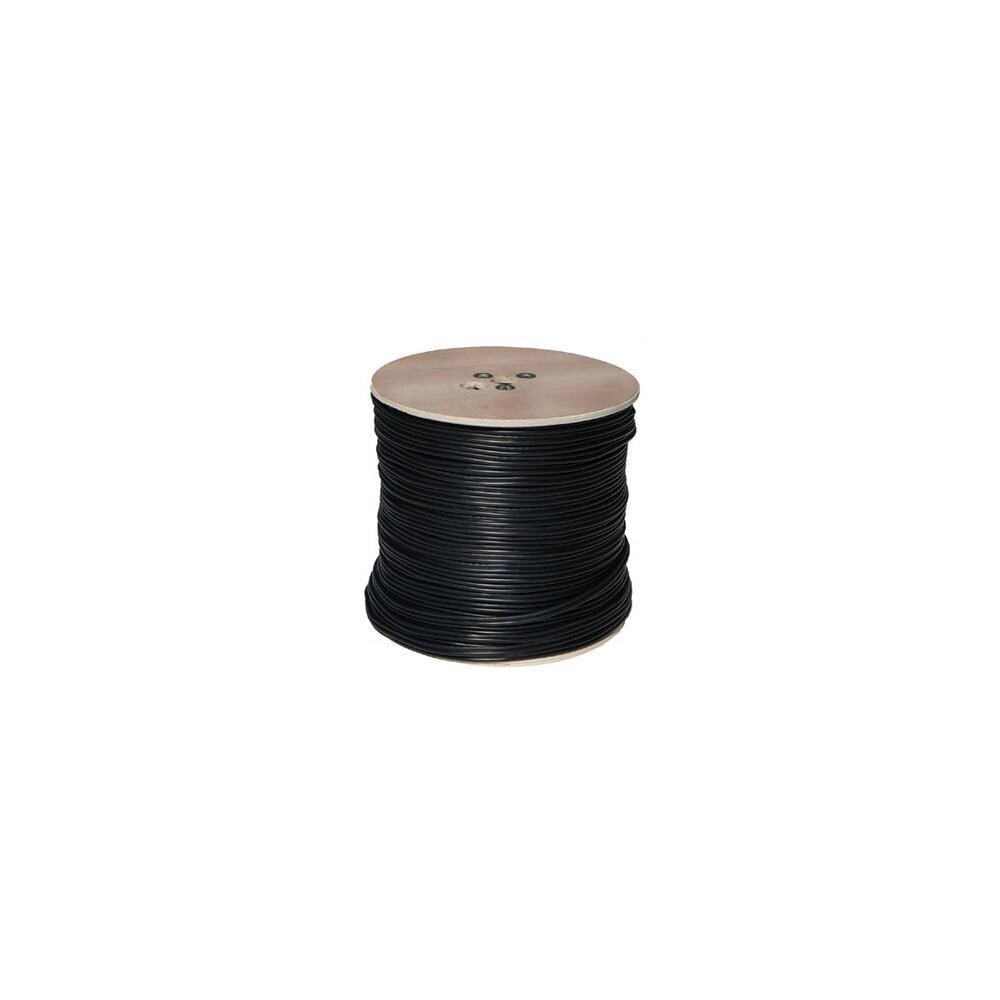  SUPN1532 SPT Security Systems 95S-1000B 1000 ft. RG59 Siamese Cable with 18 by 2 Power and 24 by 2 Data, Black