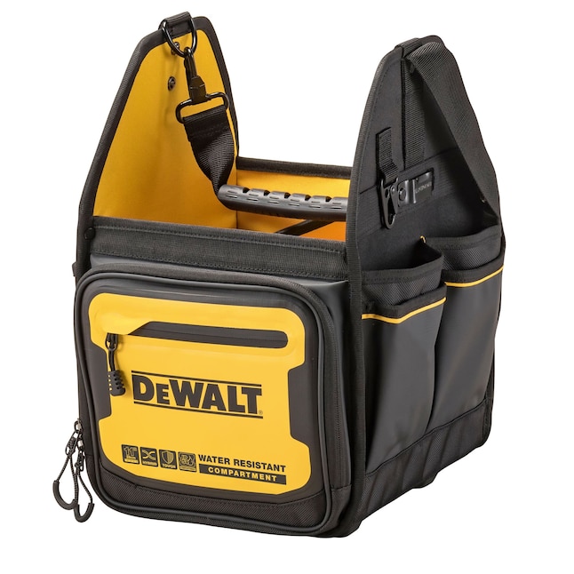 DEWALT Black- Yellow Ballistic Nylon 2-in 5-Gallon Bucket Organizer in the  Tool Bags department at