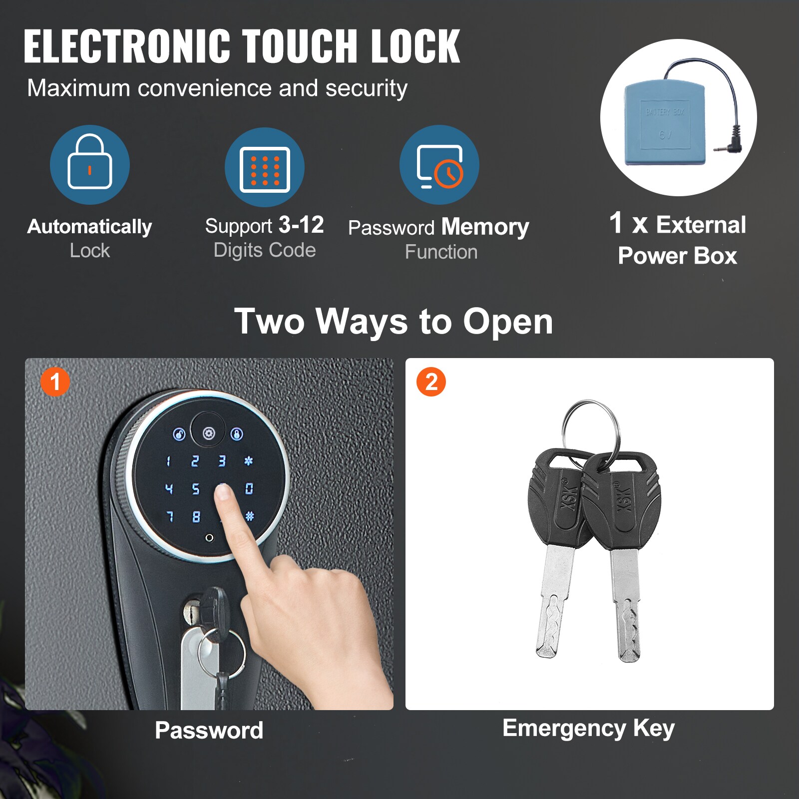 VEVOR ZQJDSXZWSZJ59FPUDV0 Gun-Safes - View #4
