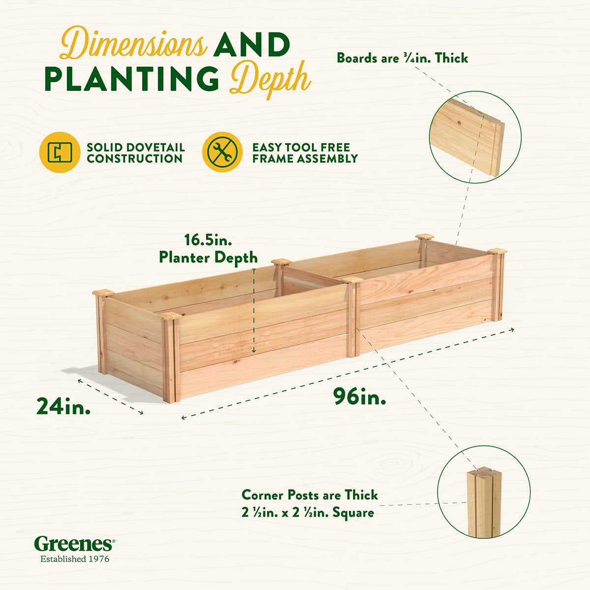 Greenes Fence RC249618P Raised-Garden-Beds - View #7
