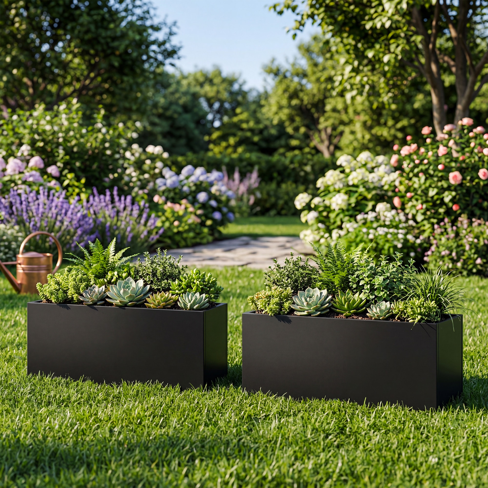 Dreamsidea LS-OB1004-BLACK Raised-Planter-Boxes - View #3