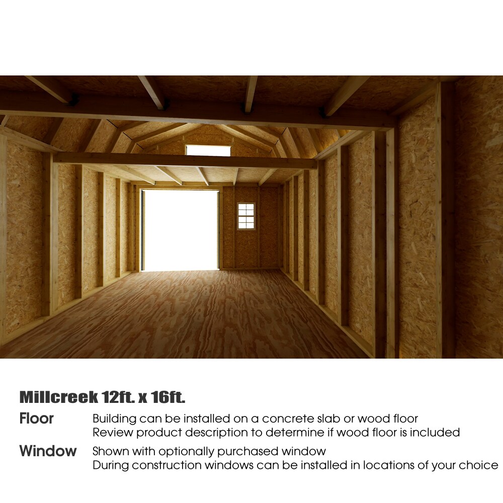 Best Barns MILLCREEK1216DF Wood-Storage-Buildings - View #8