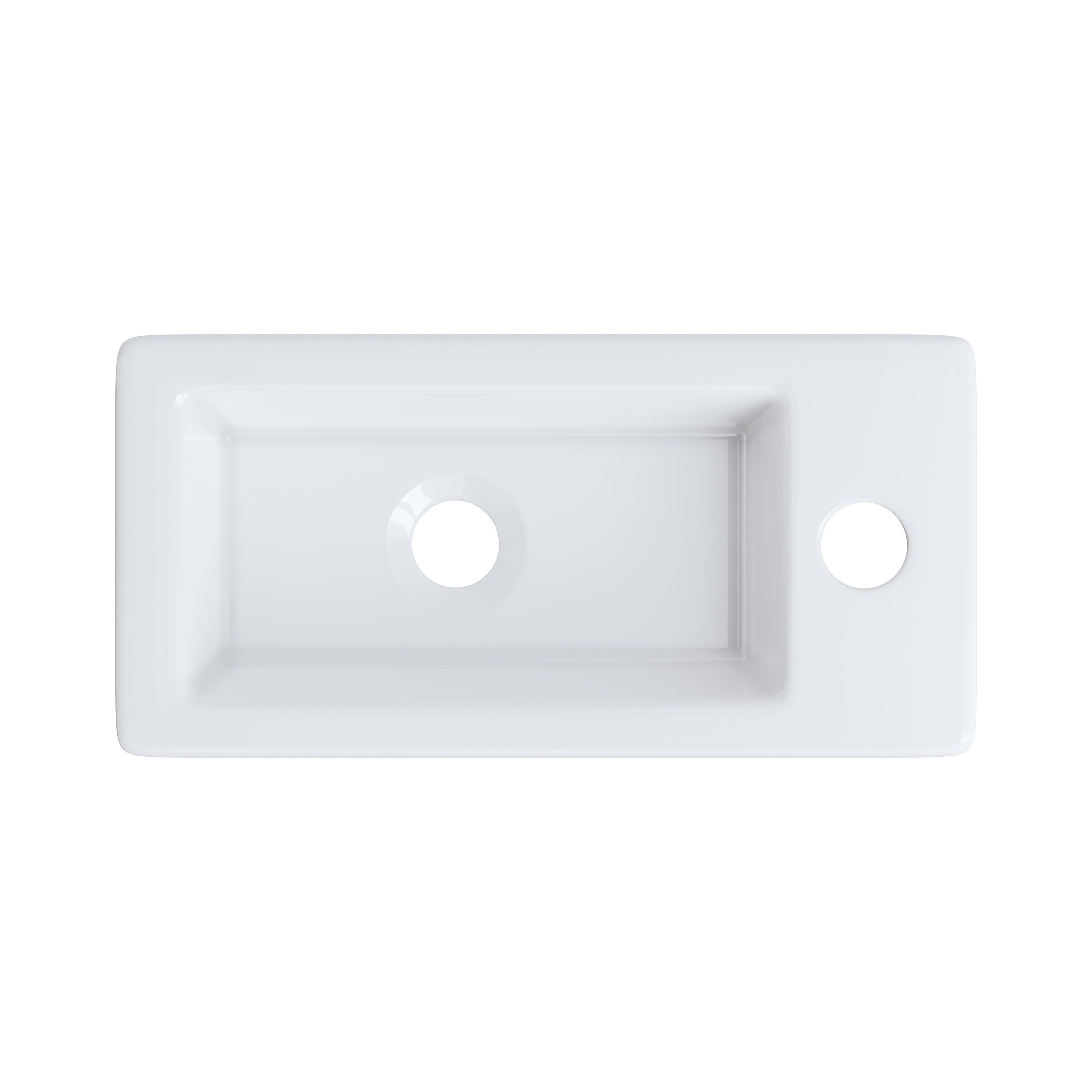 Eridanus Turner Vitreous China Wall-mount Rectangular Modern Crisp ...